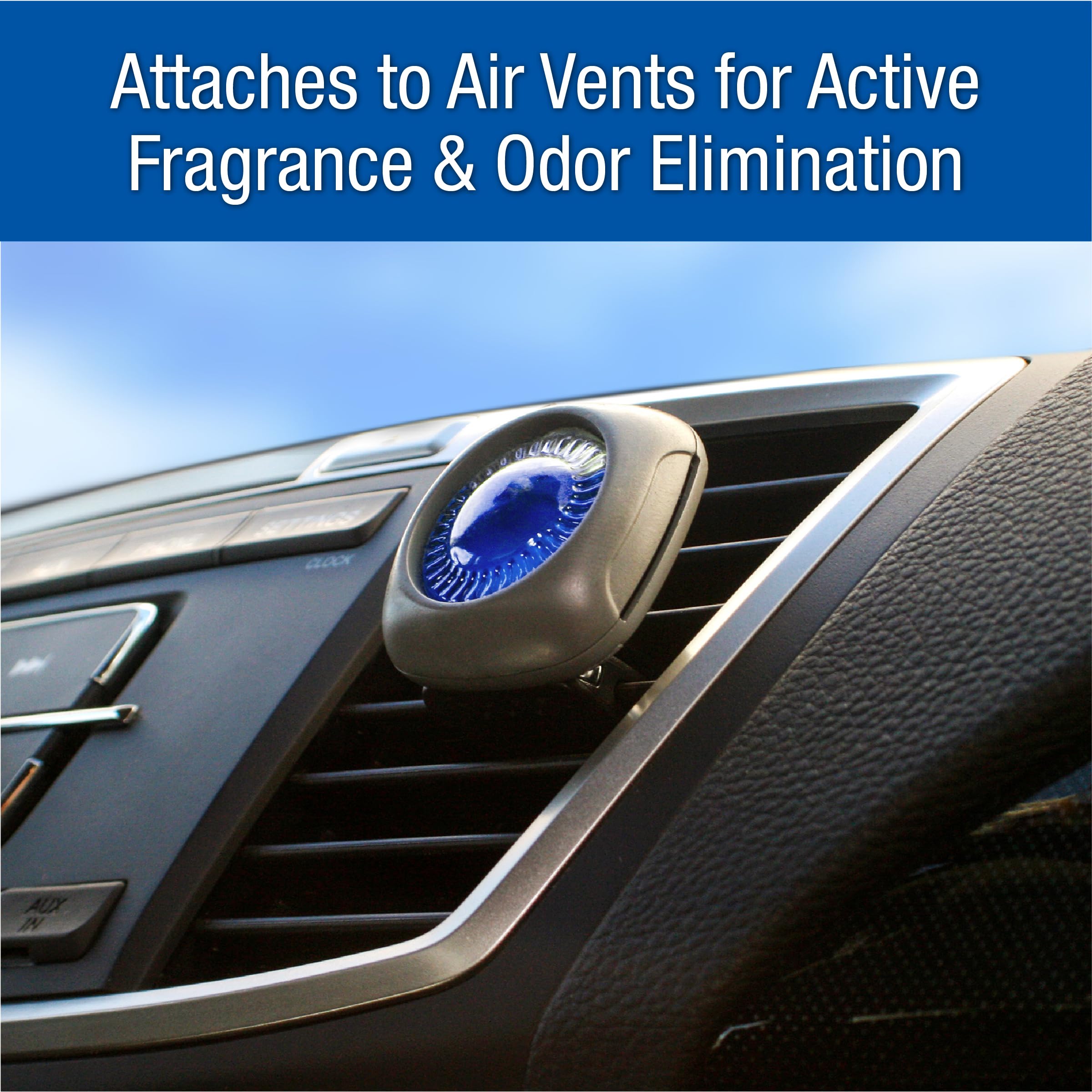 Arm & Hammer AH8203NC New Car Freshness Vent Clip for Car Air Freshener 4 Pack of 3 Piece in Each