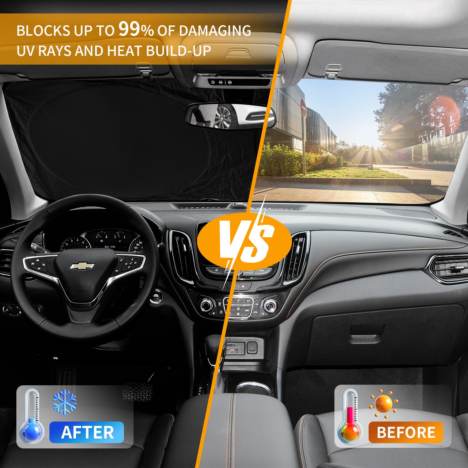 Car Windshield Sun Shade For 4Runner 2003-2009-Sunshade For Front Window Cover Custom Fit Toyota Rav4 4Runner Sequoia Land Cruis