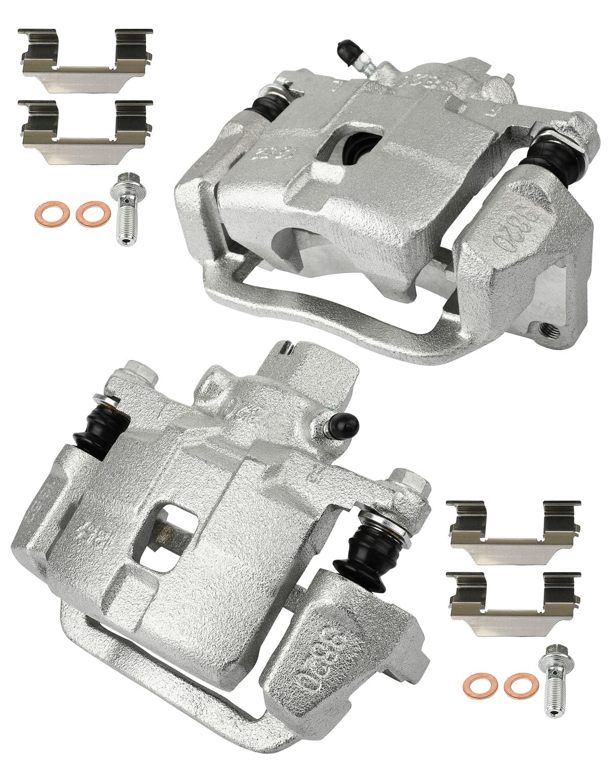 cciyu Rear Left & Right Brake Calipers With Bracket 19B2583 19B2582 For Subaru 2000-2006 (2PCS)
