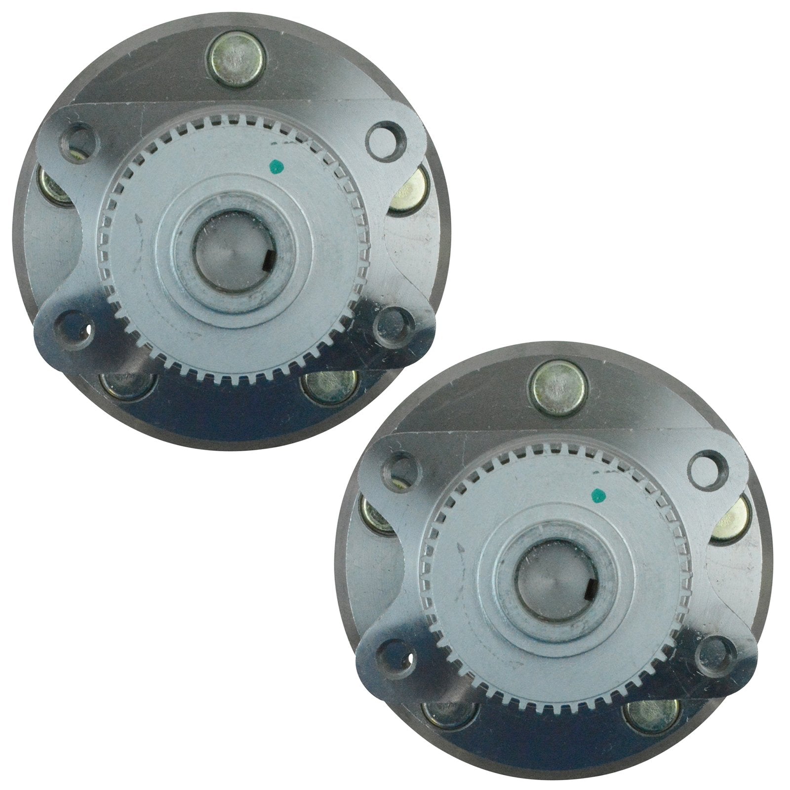 Trq Rear Wheel Hub Bearings Assembly Set Compatible With 2006-2010 Hyundai Sonata Kia Optima