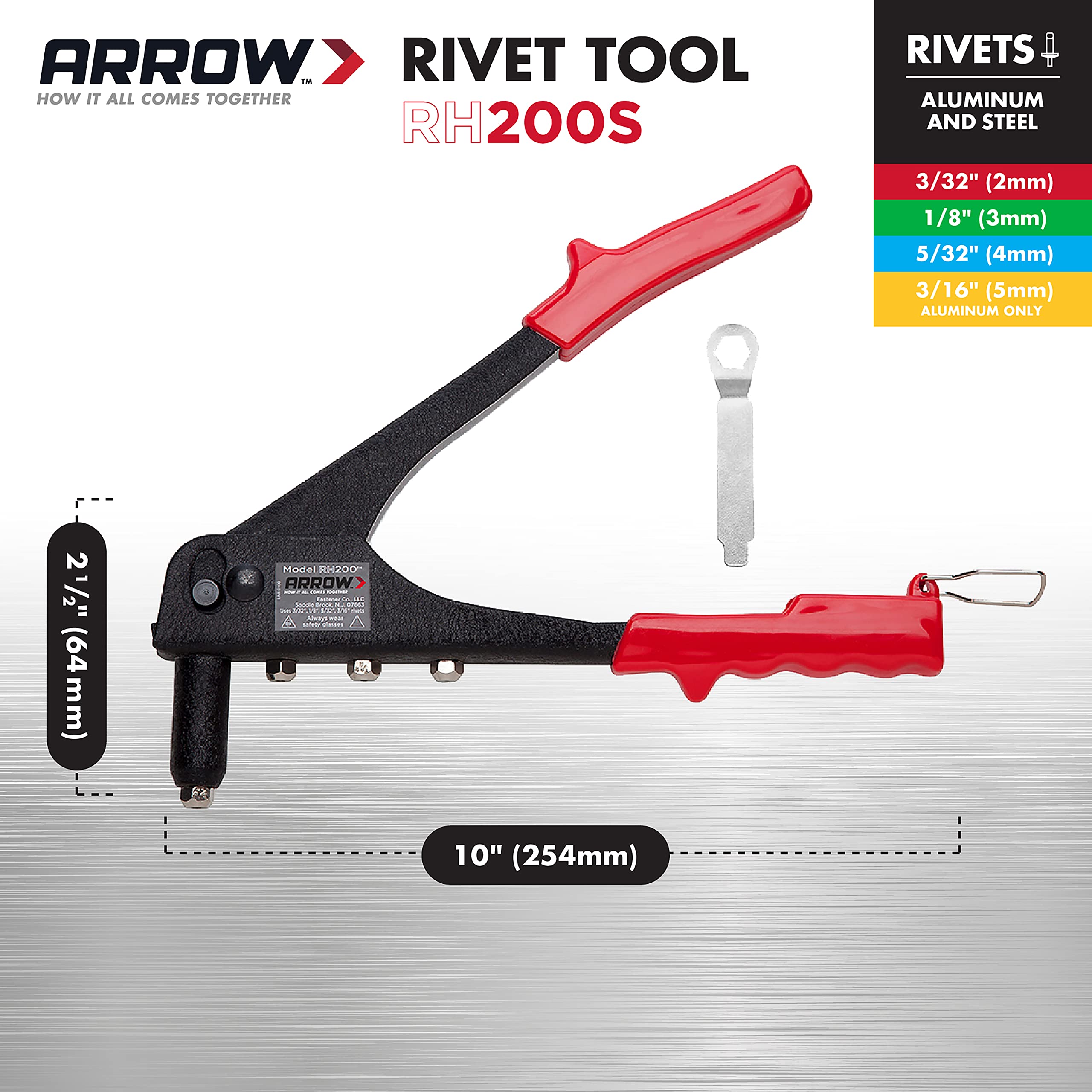 Rivettool H Duty1/8-3/16 (Pack Of 1)