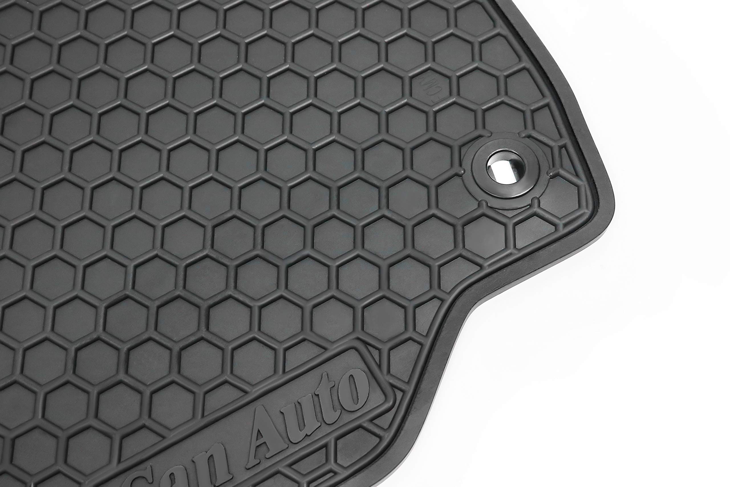 Car Rubber Floor Mat For Toyota Camry 7Th 2012-2013-2014-2015-2016-2017 Custom Fit Full Black Rubber Car Floor Liners Set All We