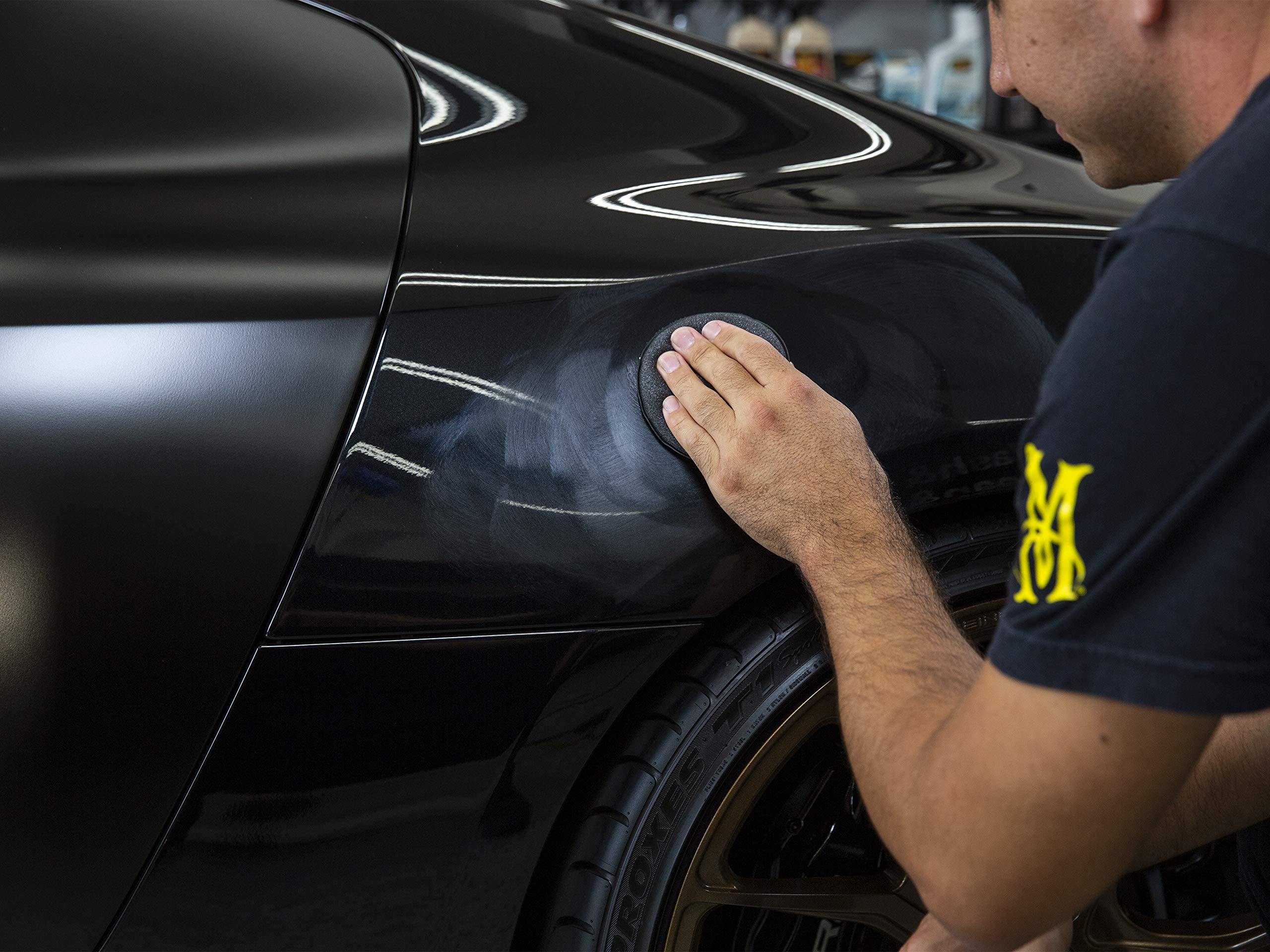 Meguiar's 3 In 1 Wax - Advanced Cleaner Wax that Blends Defect and Scratch Removal, Car Polishing for a High Gloss, and Long-Lasting Paint Protection All in One Step, 16 Oz Liquid Wax