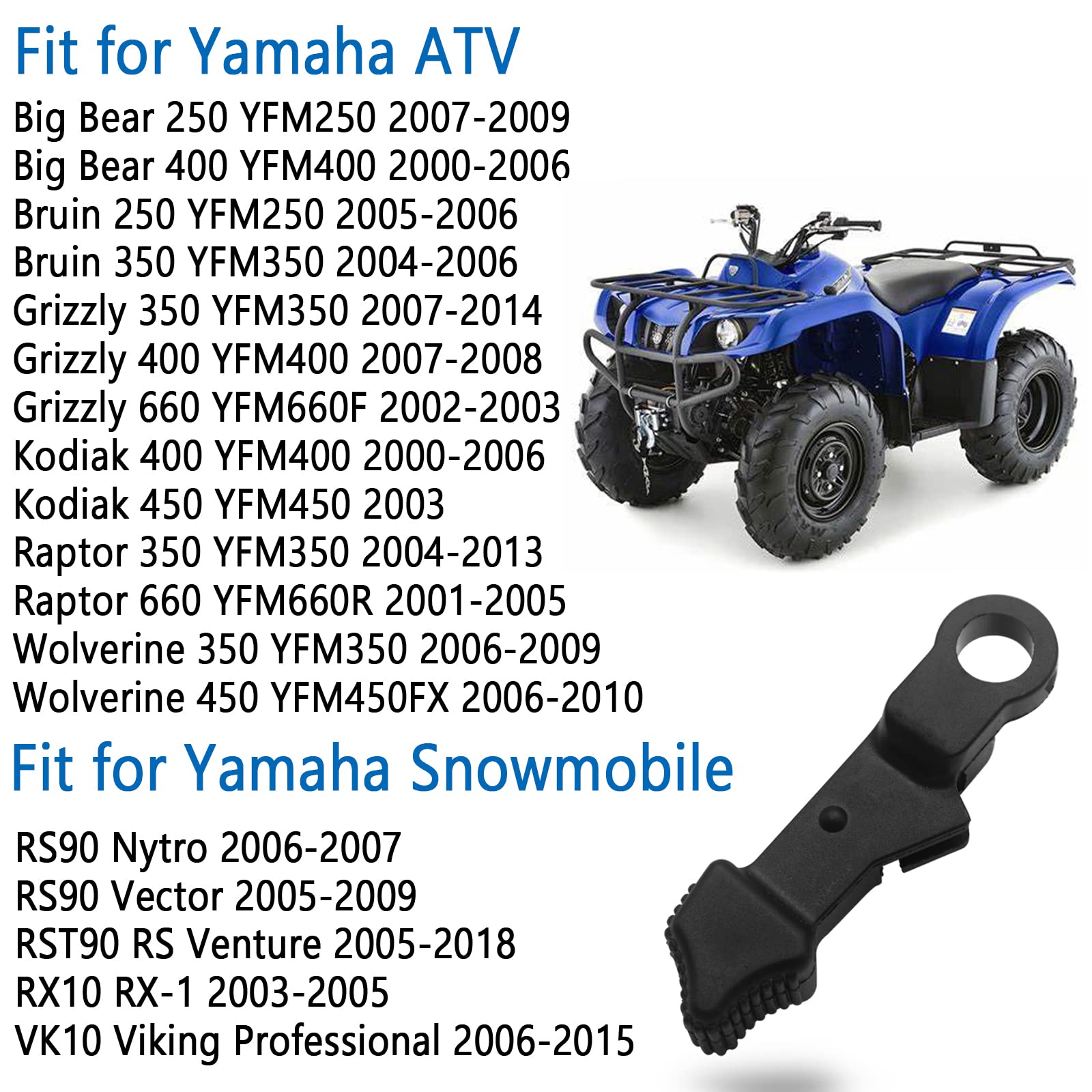 JAVIK Choke Lever Switch 5GH-83941-00-00 for Yamaha Raptor Grizzly Kodiak Big Bear Bruin Wolverine 660 450 400 350 250 Venture N