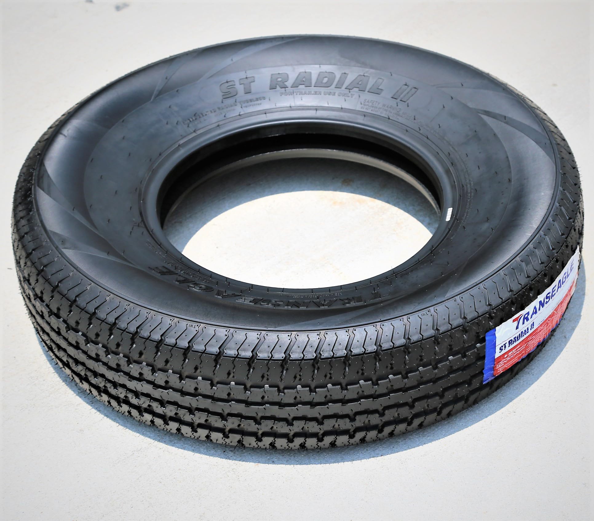 Transeagle St Radial Ii Premium Trailer Radial Tire-St175/80R13 175/80/13 175/80-13 97/93L Load Range D Lrd 8-Ply Bsw Black Side Wall