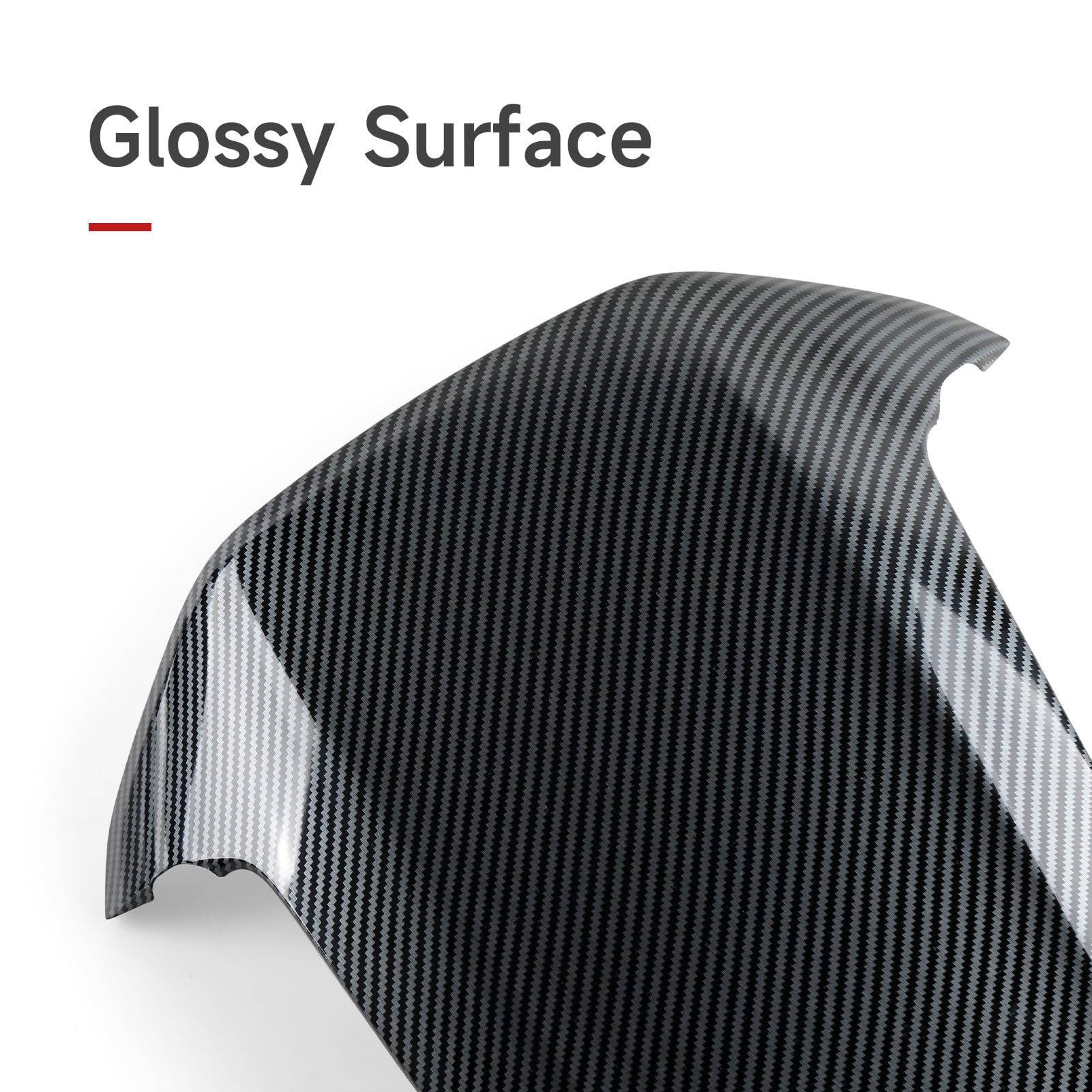 BRMYL Car Dashboard Instrument Protective Cover Decals for 2016-2021 Honda Civic 10th Gen Accessories ABS Carbon Fiber Stickers