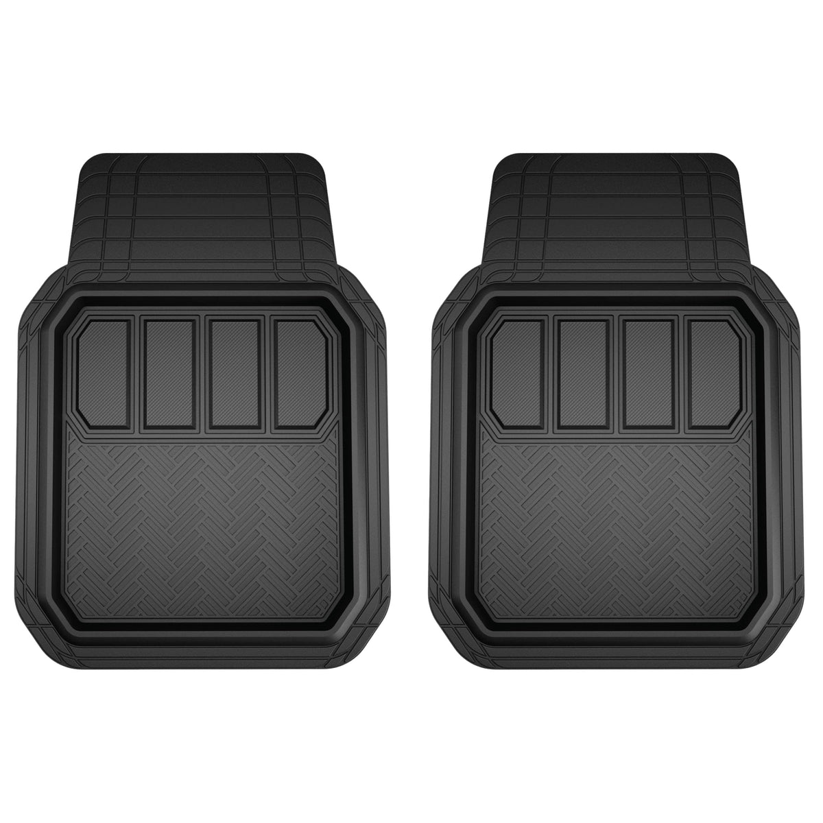 Armor All 2-Piece Black Rubber Deep-Tray Floor Mats (79987Adc)