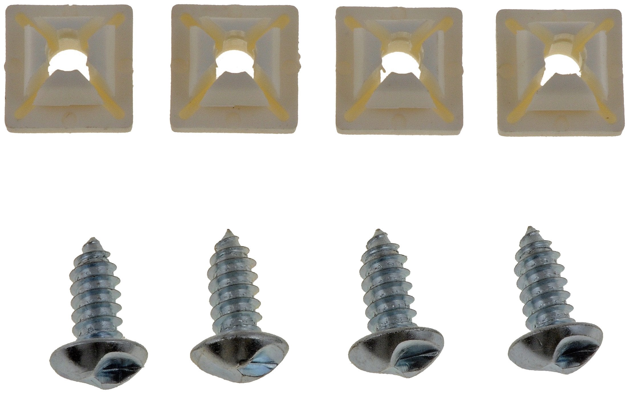 Dorman 49258 License Plate Screw Kit, 4 Pack Universal Fit