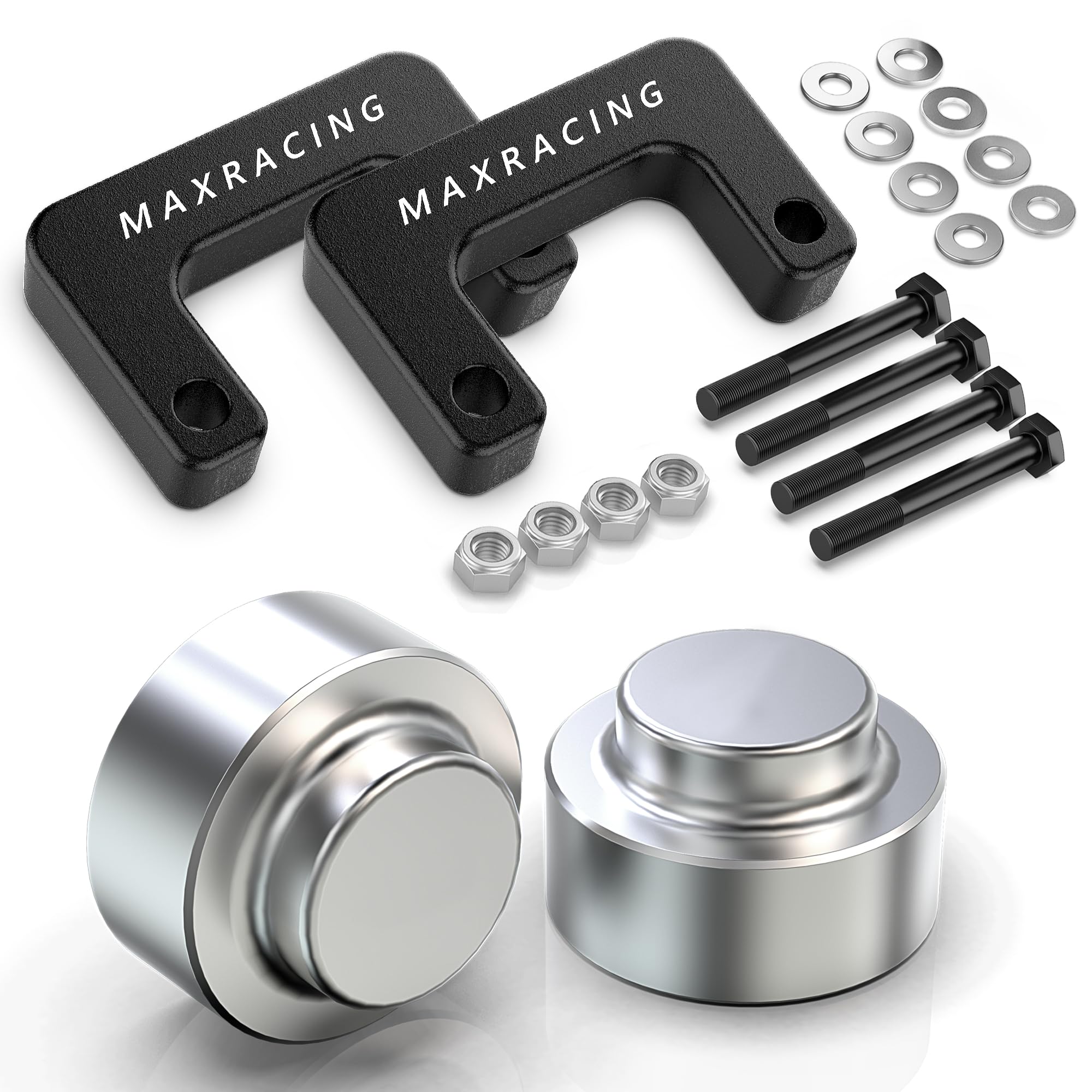 Maxracing 1.5'' Front + 1.5'' Rear Leveling Lift Kit Compatible With 2007-2020 Chevy Suburban 1500 | 2007-2013 Chevy Avalanche 1