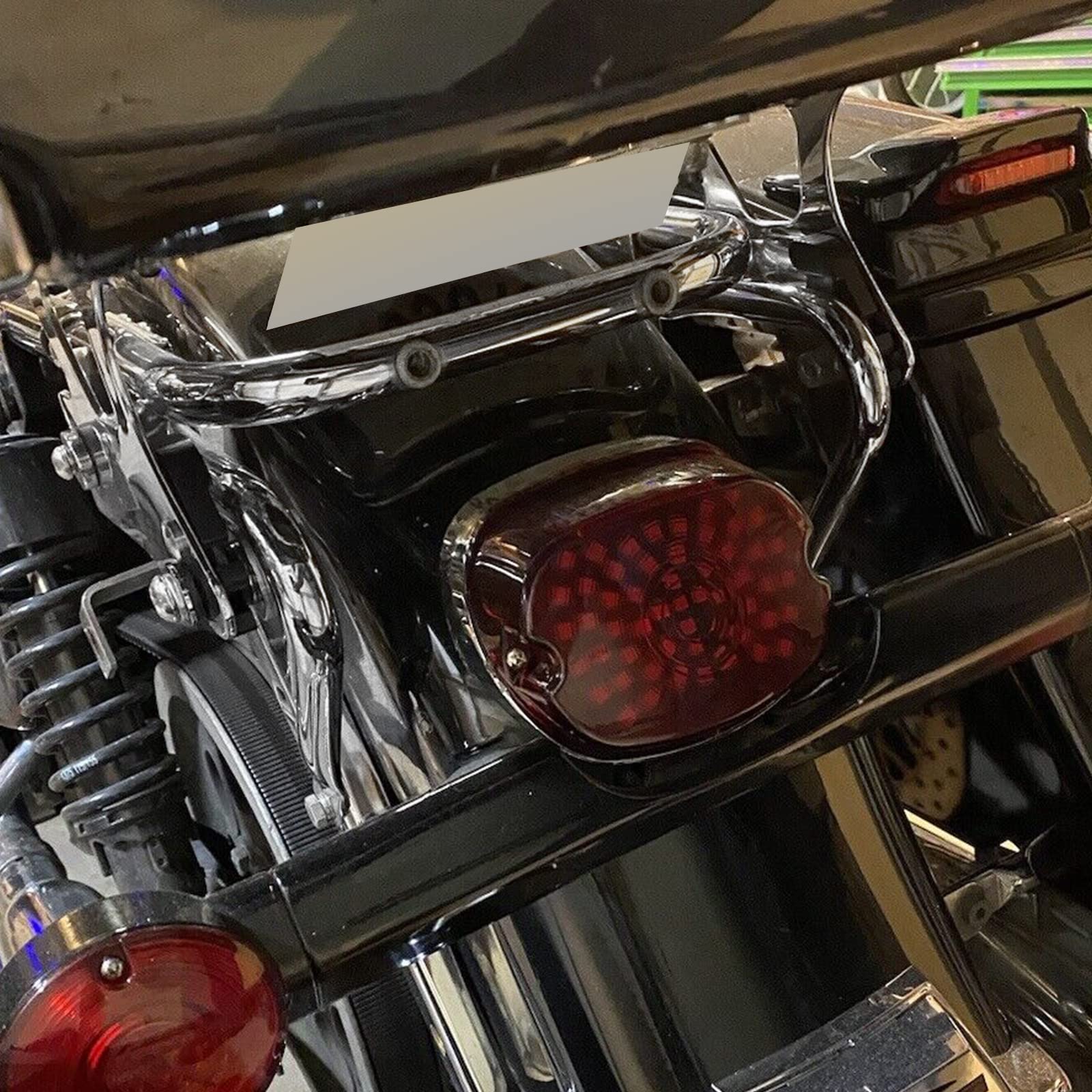 Ecotric Detachable Docking Hardware Kit Compatible With 1997-2008 Harley Touring Fl Road King, Road Glide, Street Glide & Electra Glide Two Up Luggage Rack Docking Hardware