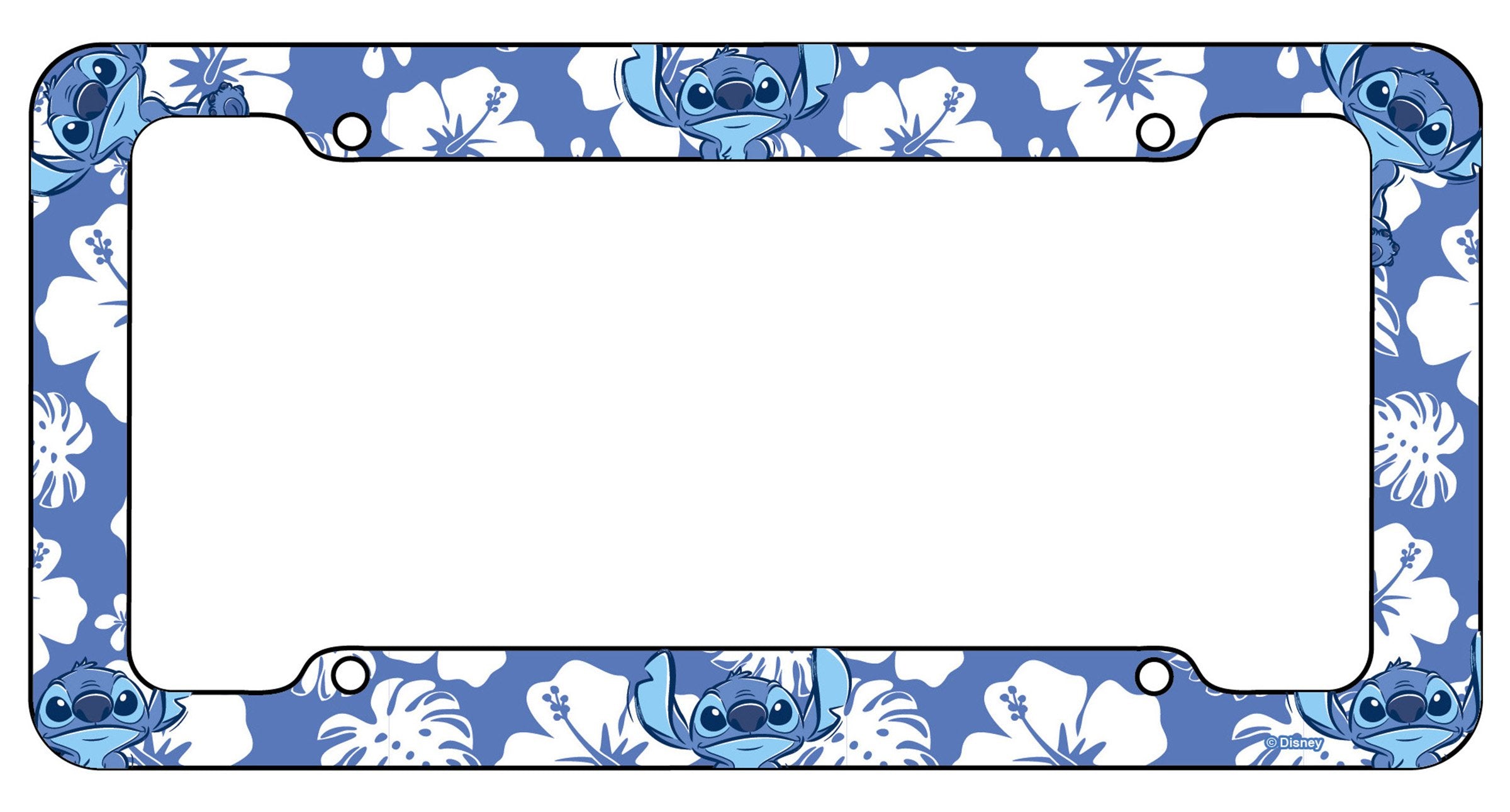 Chroma 42520 Blue Stitch Hibiscus Plastic Frame