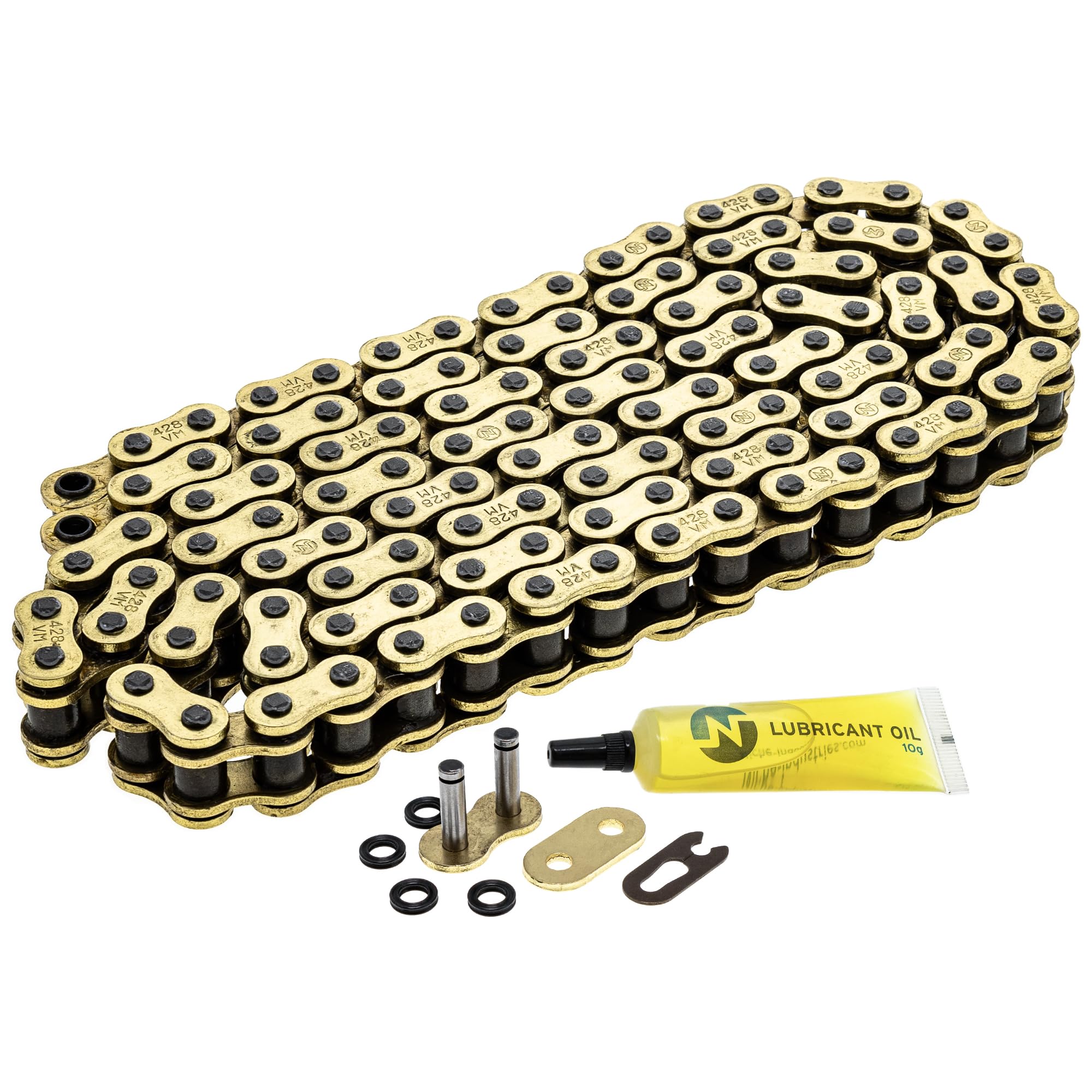 Niche Gold 428 X-Ring Chain 120 Links With Connecting Master Link