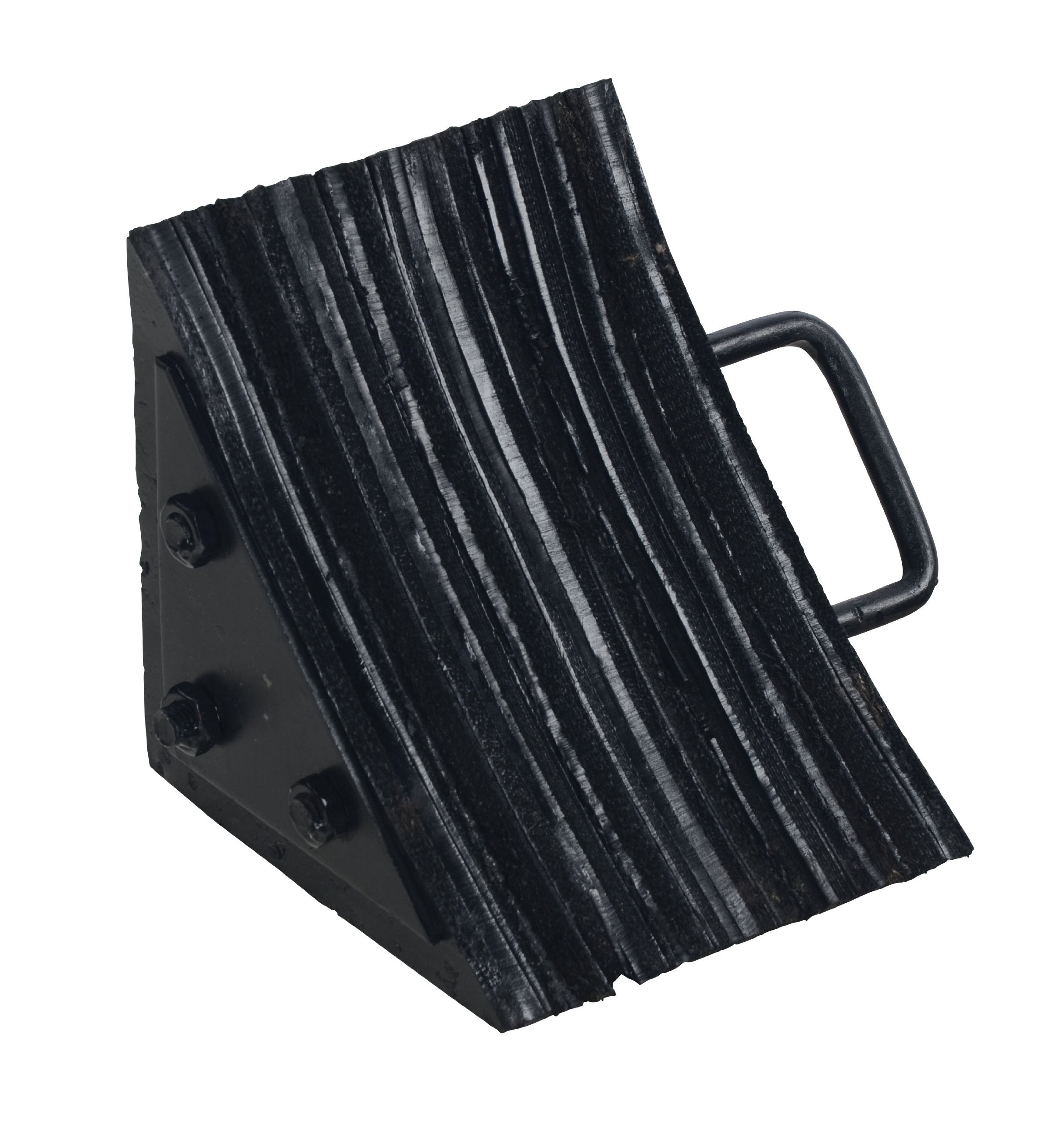 Vestil LWC-15 Laminated Rubber Wheel Chock, Overall W x L x H (in.) 10-5/16 x 8 x 8, black