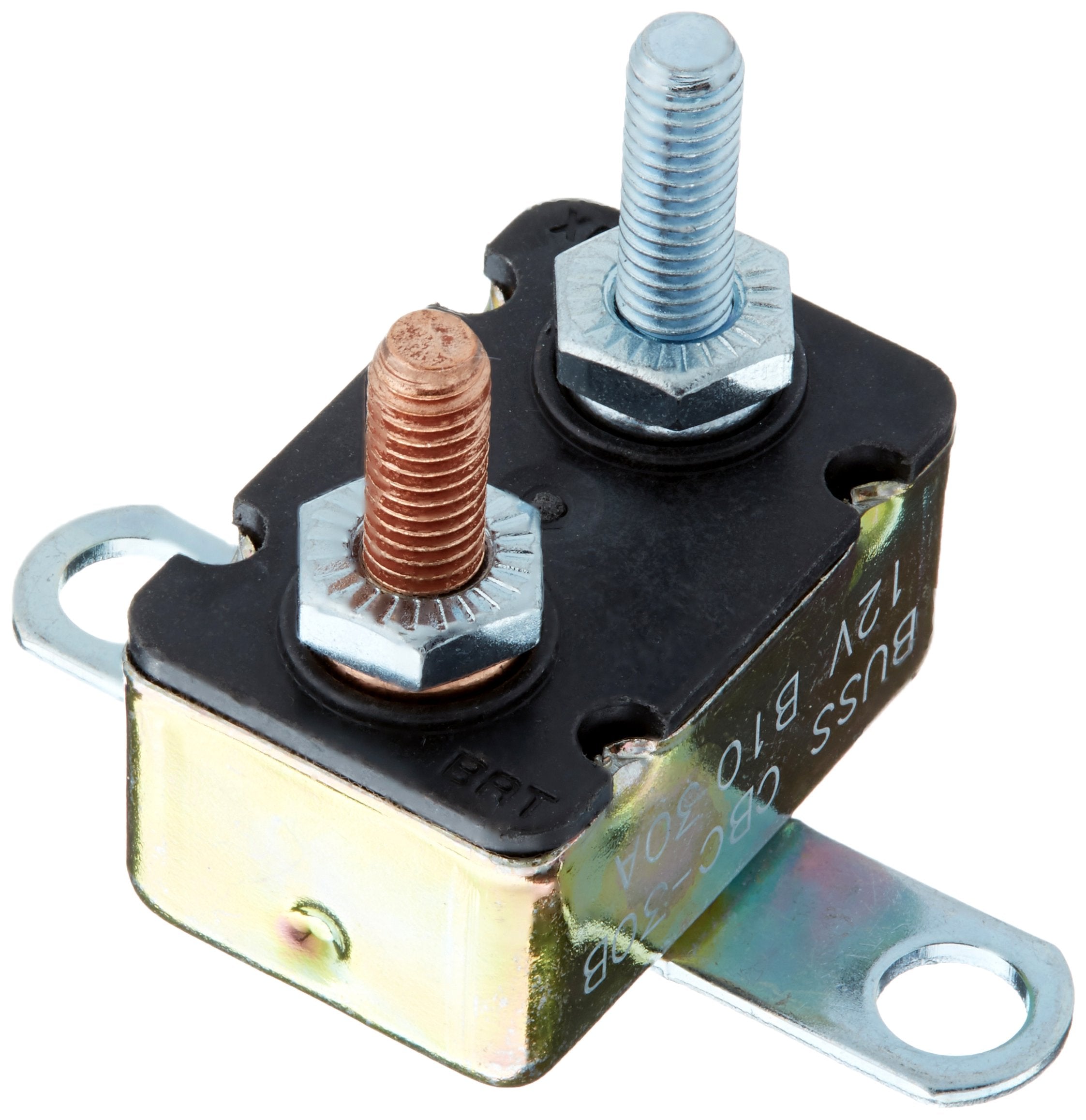 Bussmann Cbc-30B Circuit Breaker (Type I Heavy Duty Automotive With Stud Terminals And Bracket - 30 A), 1 Pack