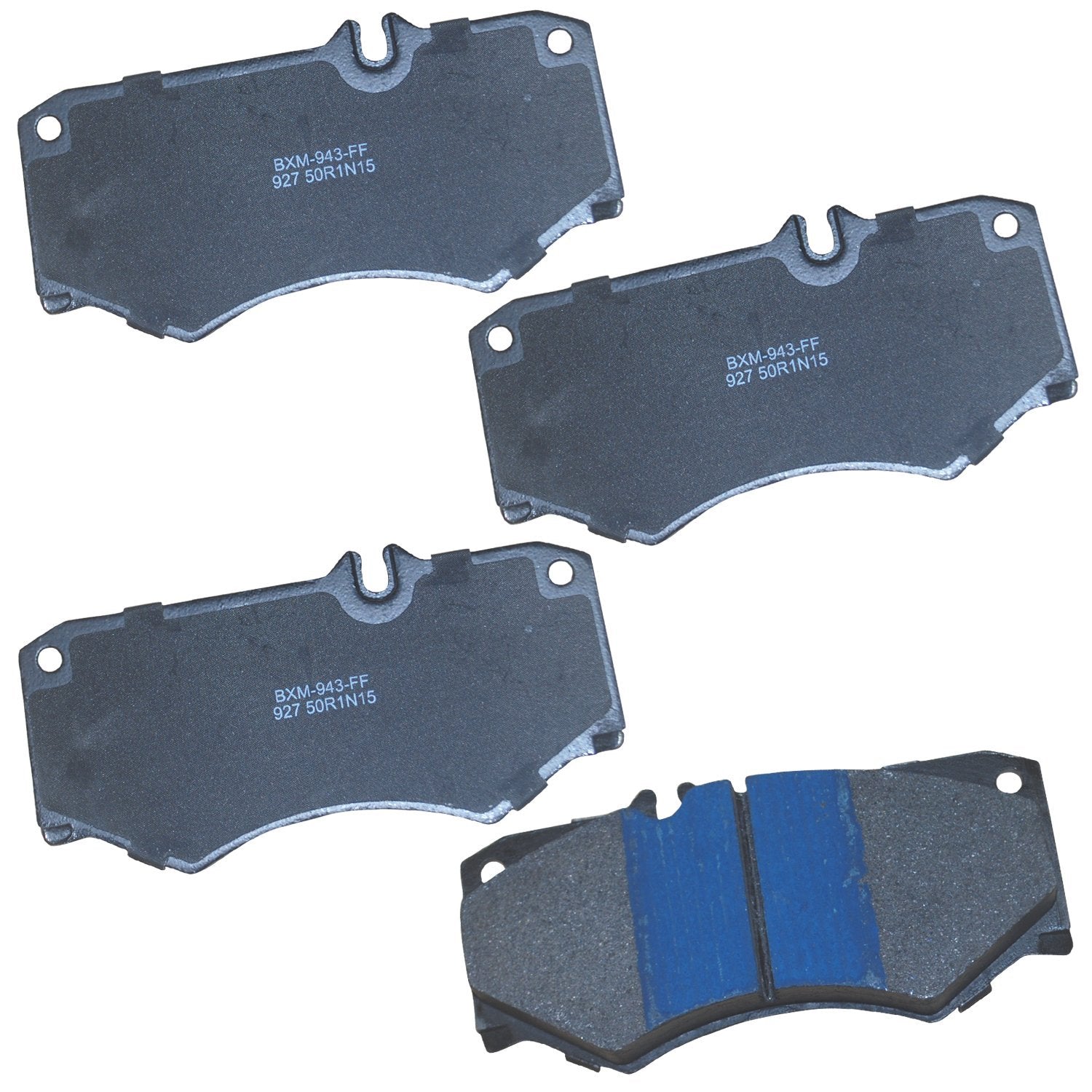 Bendix Premium Sbm927 Semi-Metallic Front Brake Pads For Mercedes-Benz G55 Amg 2011-2003, G65 Amg 2014, G500 2020-1999, G550 201