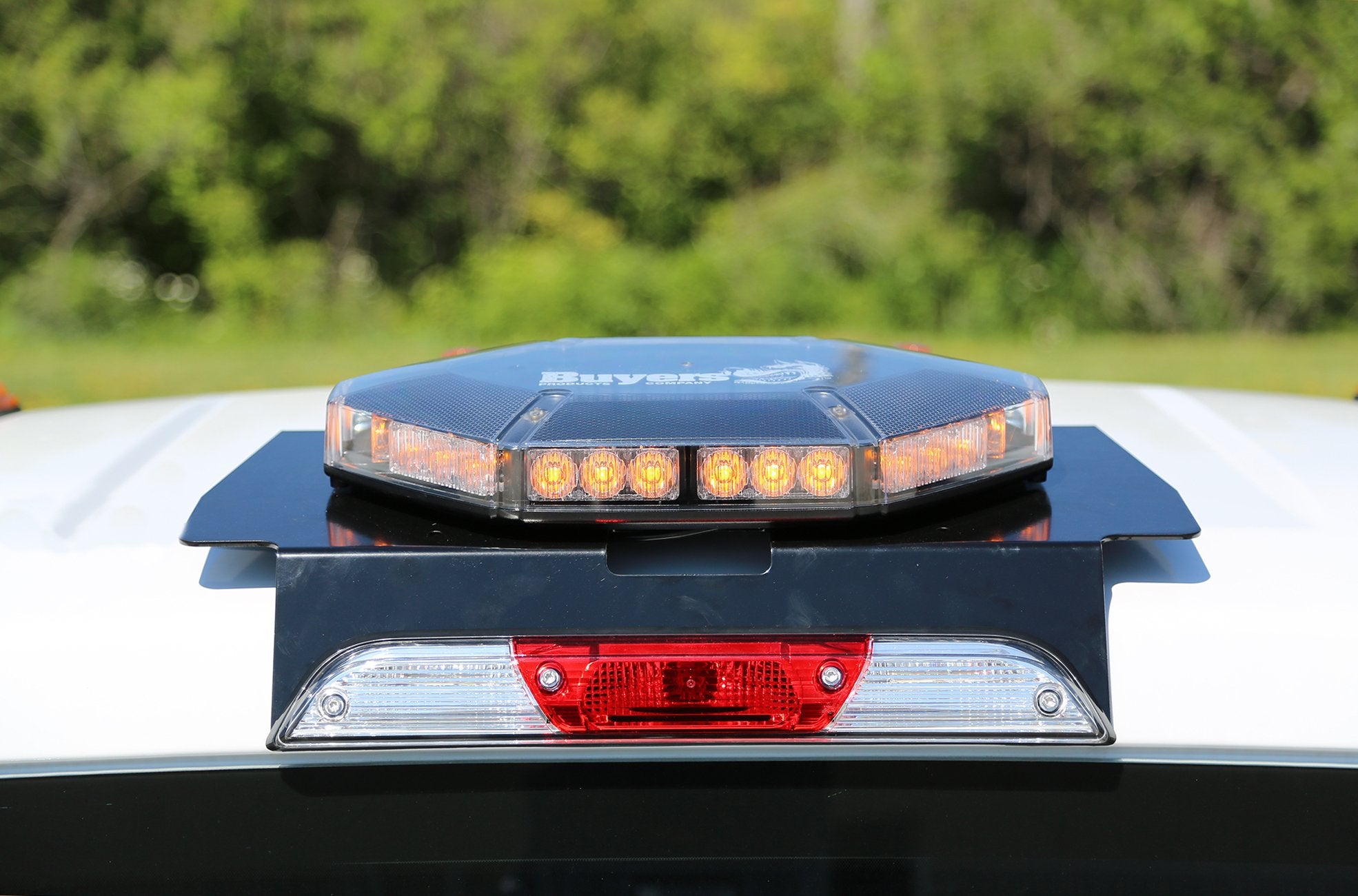 Buyers Products 8895551 Fleet Series Drill-Free Light Bar Cab Mount For Ford F-150 (2015+), Ford F-250 - F-550 (2017+)