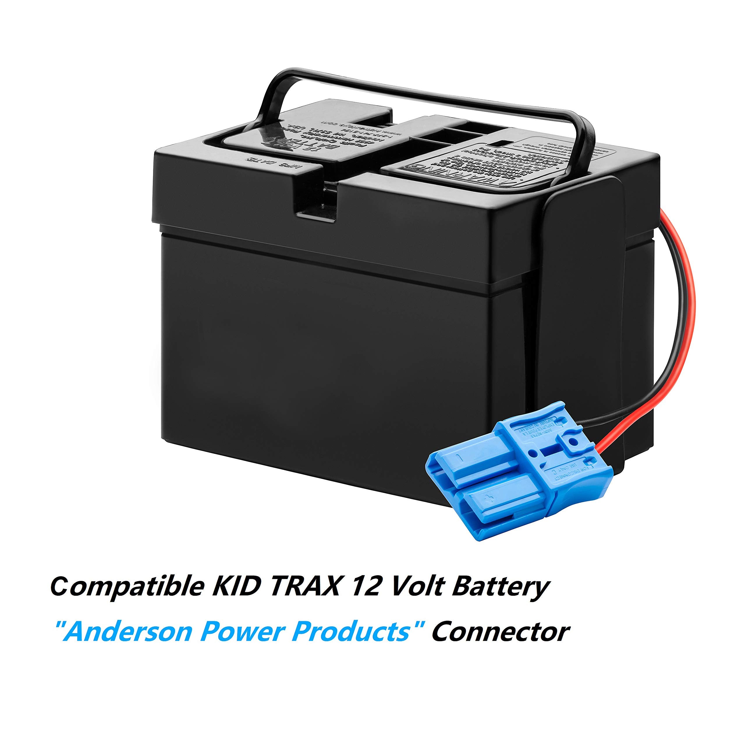 12 Volt Battery Charger With Large Blue Plug, For 12V Kid Trax Child Ride On Car Mecerdes Ml63 Dodge Ram 3500 Dodge Police Car Dodge Viper More