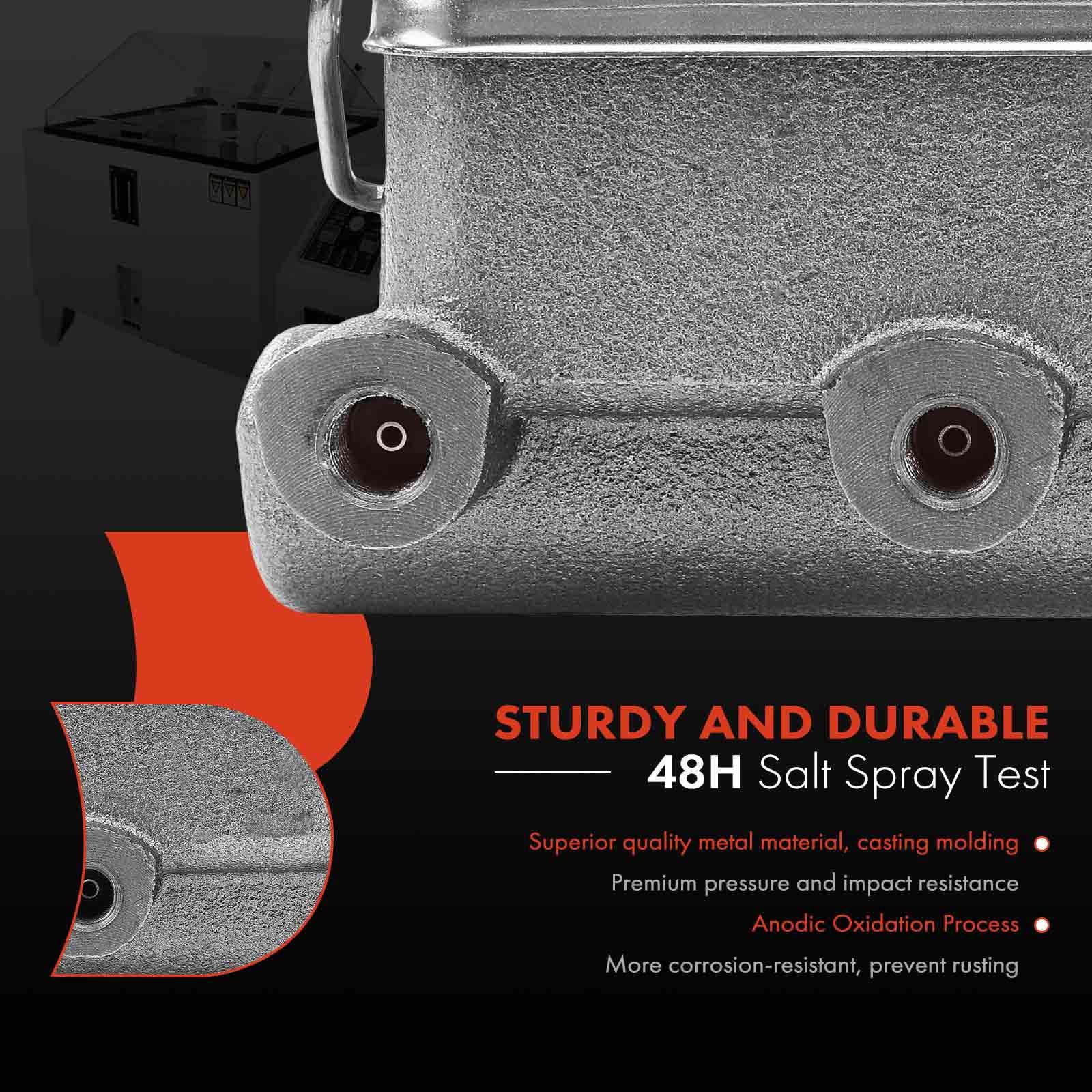 A-Premium Brake Master Cylinder With Reservoir And Cap Compatible With Dodge And Plymouth Vehicles - Dart 1973-1975, Duster 1973-1974, Scamp 1973-1974, Valiant 1973-1974 - Replaces 3580112, 3879255