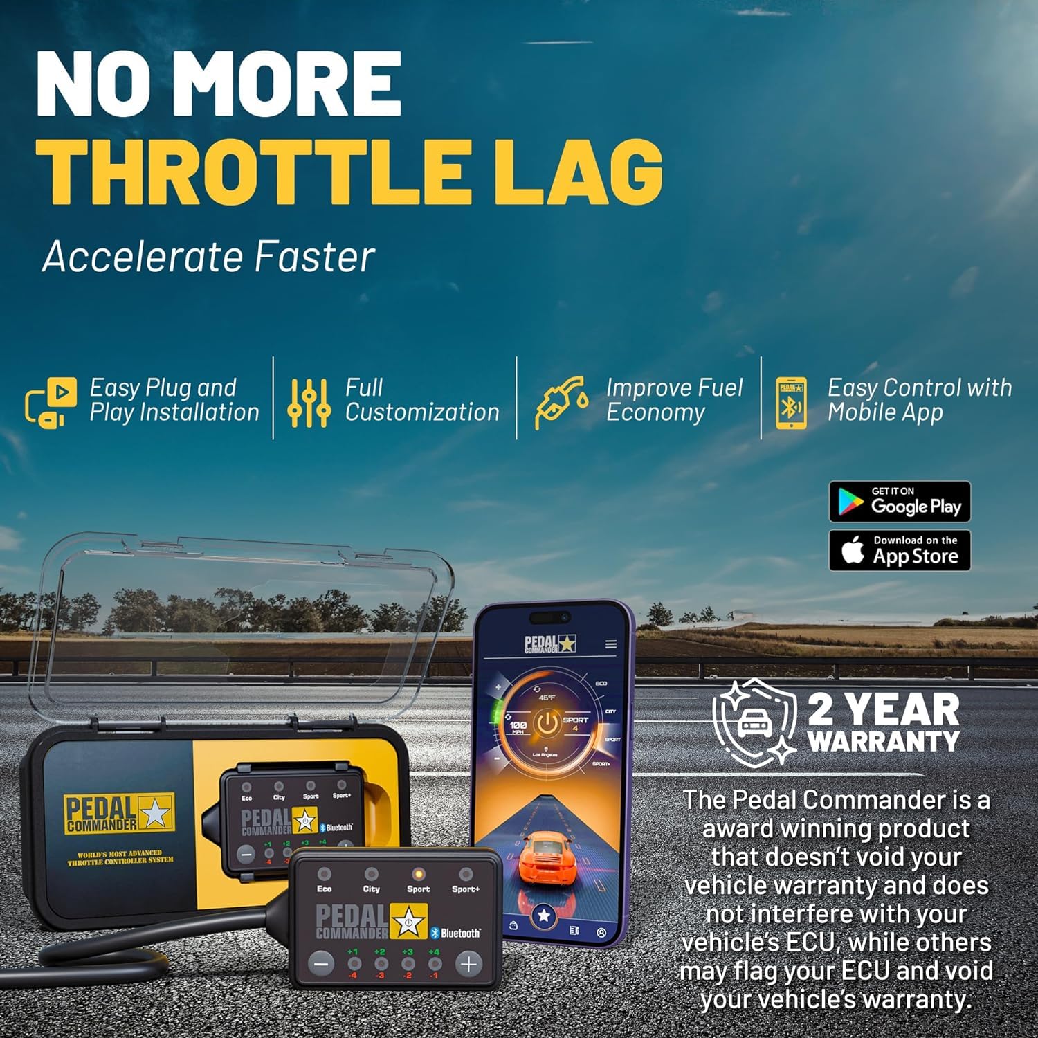 PEDAL COMMANDER Throttle Response Controller for Porsche Macan 2014-2024, Model PC09, Dark Black, ABS Material, Fits 1st Gen Variants