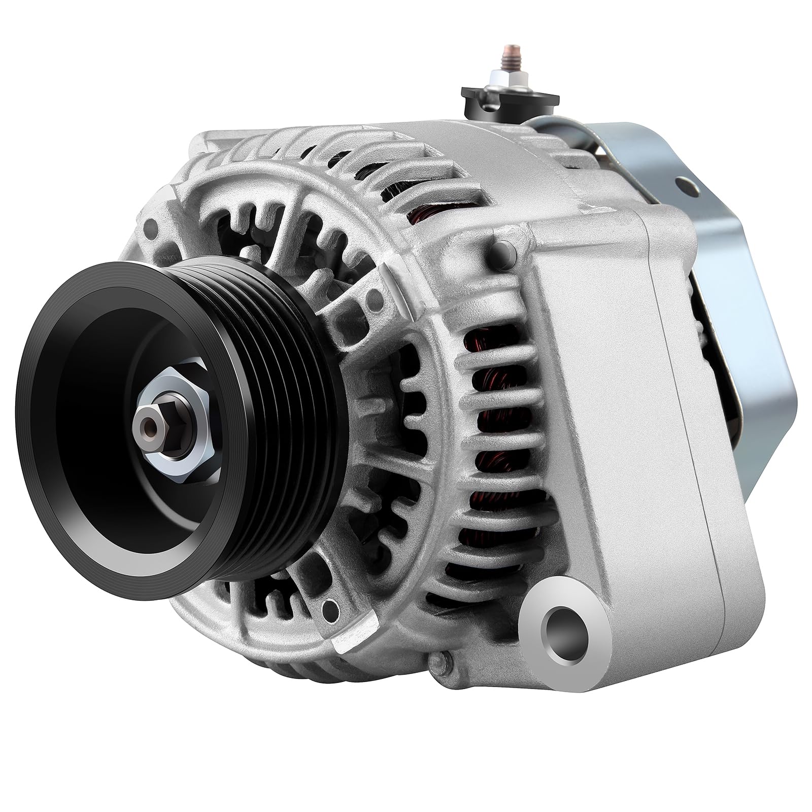 SCITOO Alternator Fits for Honda for Accord 1998 1999 2000 2001 2002 & for Acura CL 1998-1999, L4 2.3L- 12V 80 Amp CCW 6-Groove 