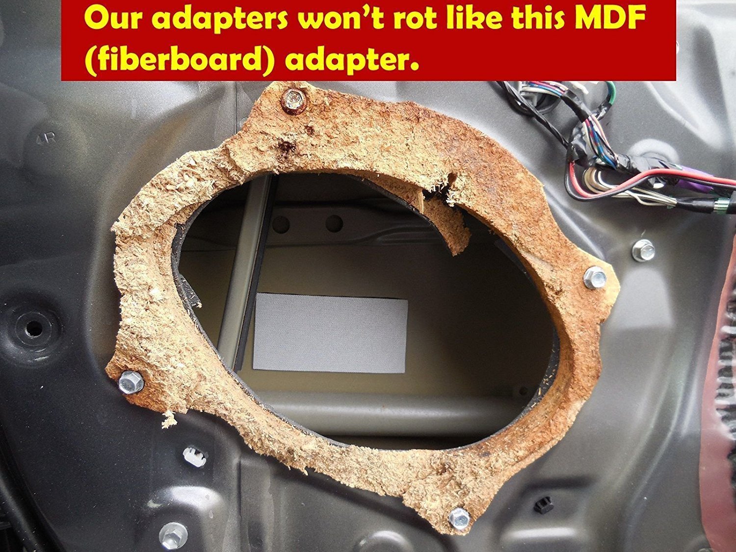 Rear Deck Speaker Adapter Spacer Rings Fits 2002-2011 Camry & 2003-2013 Corolla 6X9 - Sak008_69-1 Pair