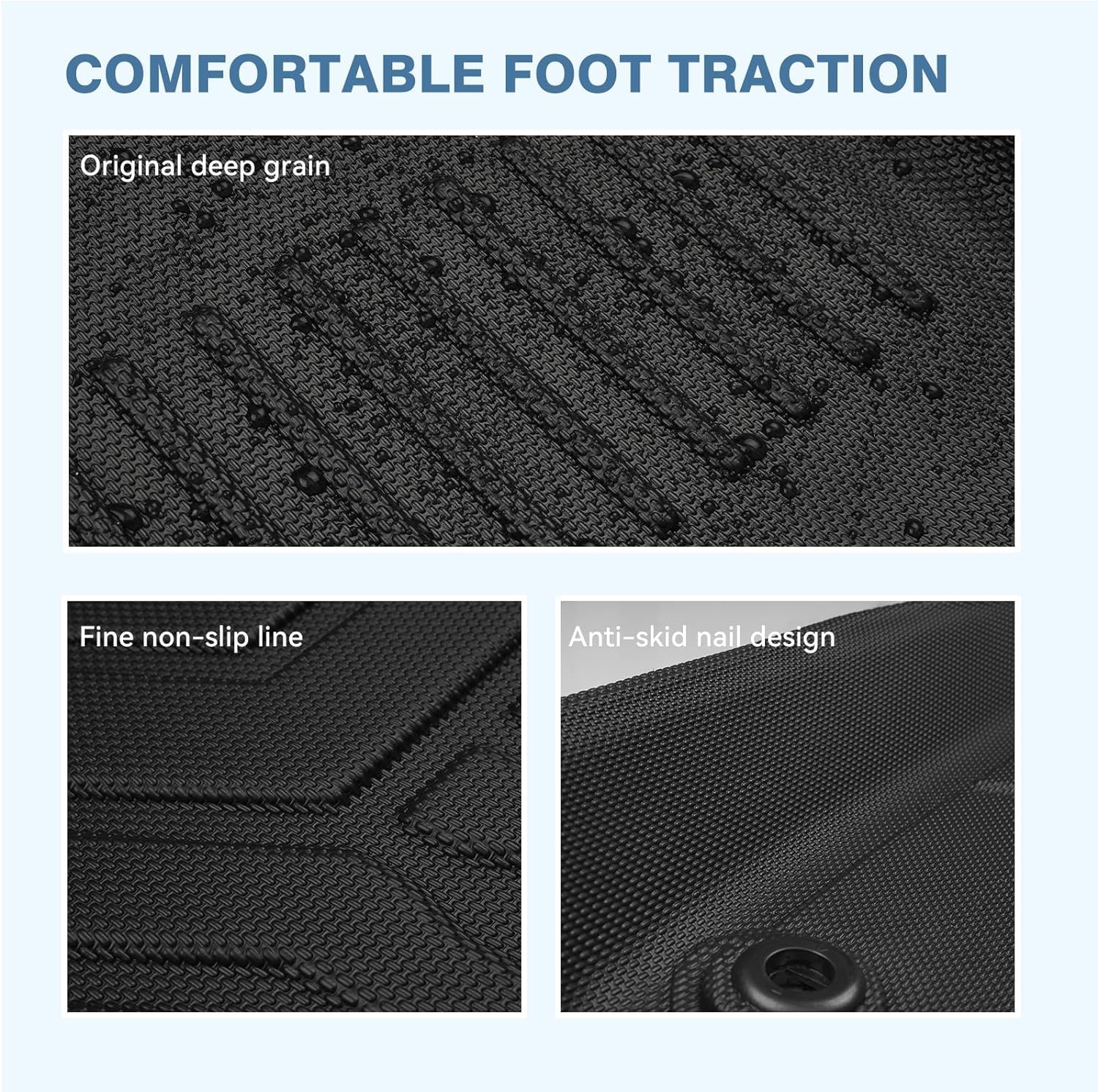 Rav4 Floor Mats Aomsazto Floor Liners Fit For Toyota Rav4 2019-2025 (Not Fit Hybrid): All Weather Automotive Floor Mats - 1St &