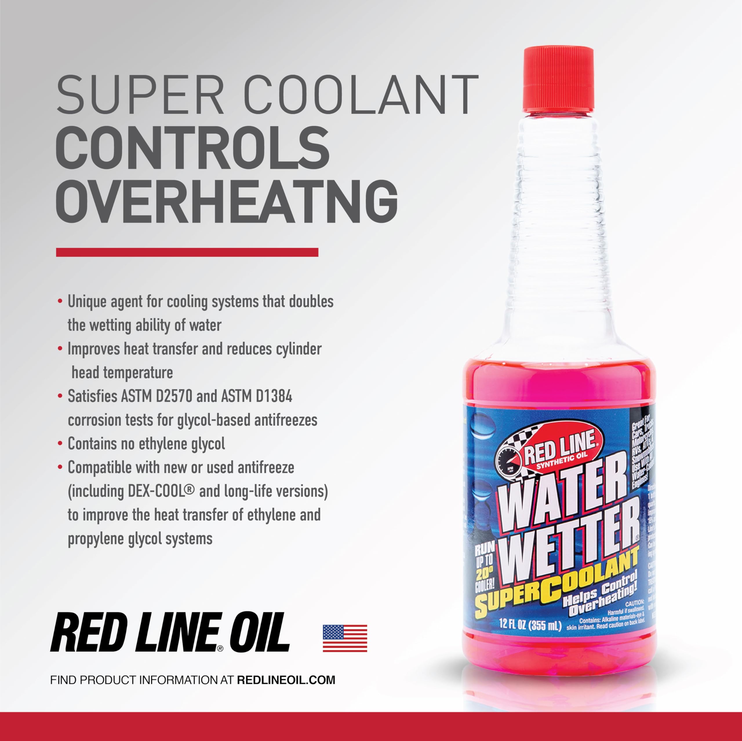 Red Line 80204 WaterWetter Super Coolant - 12 Ounce (2 Pack)
