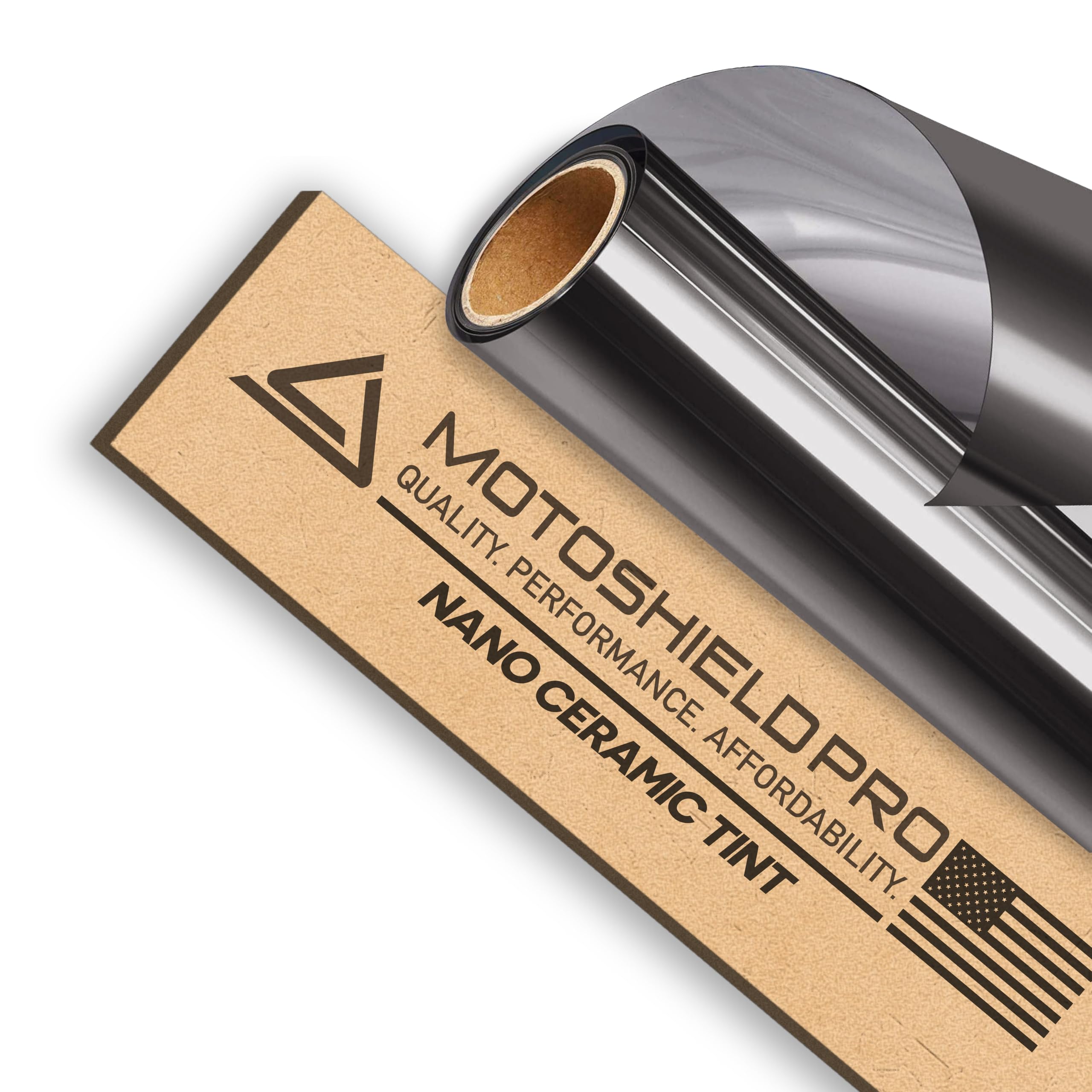 DIY-MotoShield Pro Premium Nano Ceramic Tint (15% VLT) 36    in x 5 ft Roll | Professional Window Film for Auto, Reduce Infrared