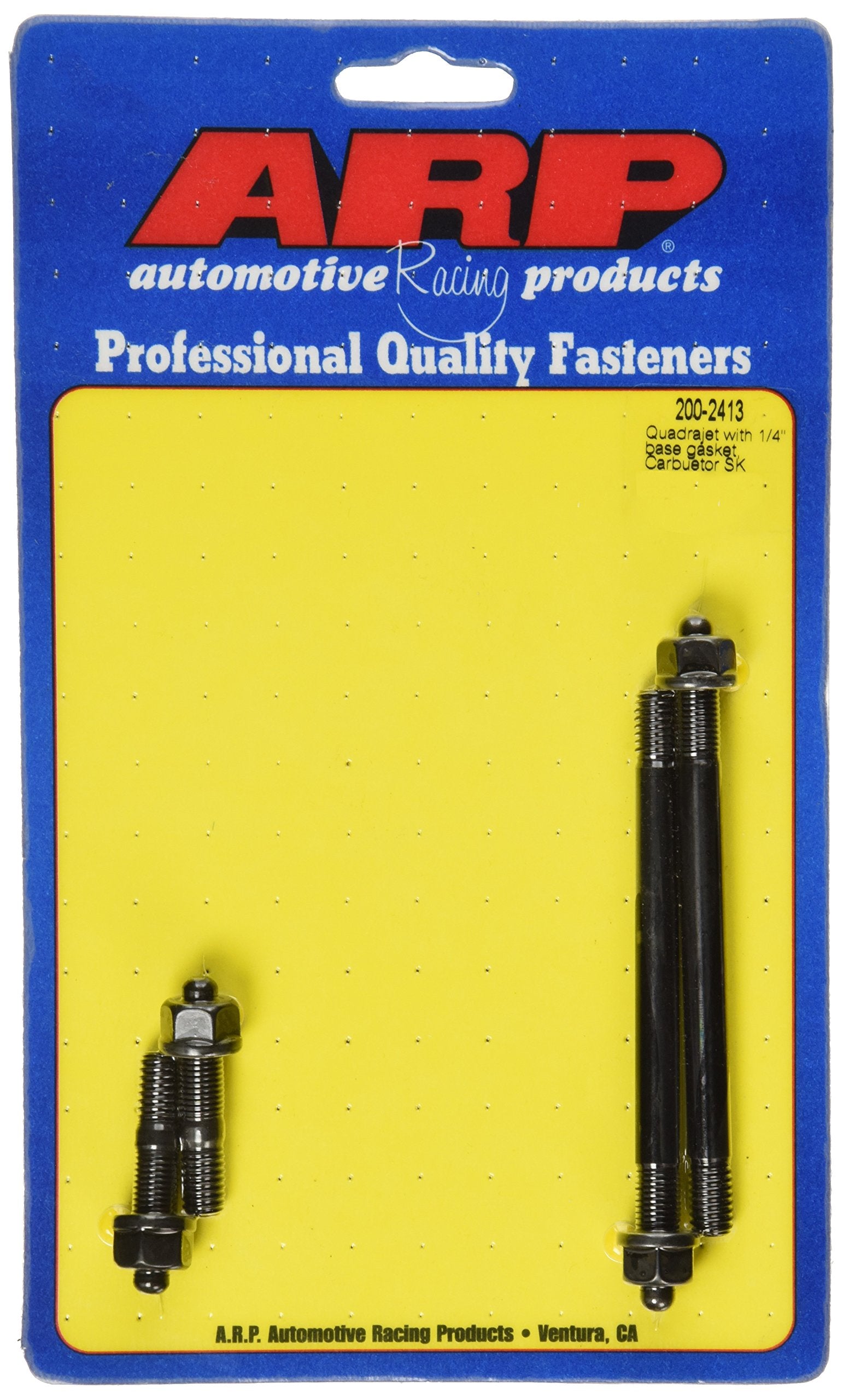 ARP 2002413 Quadrajet Carburetor Stud Kit with 1/4'' Base Gasket