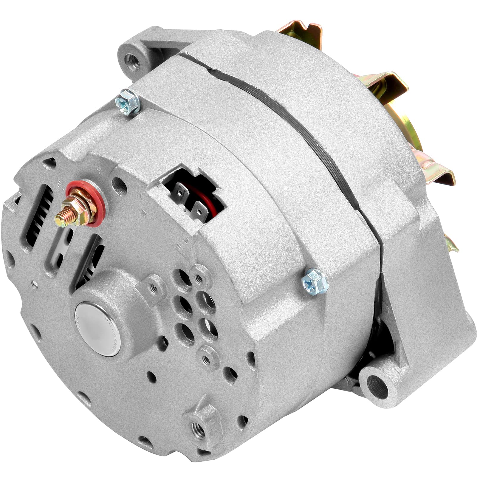 New Alternator Fit For High Output 105Amp 3-Wire 10Si Self-Exciting Sbc Bbc Gm Adr0151 7127-Se105 Adr0335 Self-Exciting Alternat