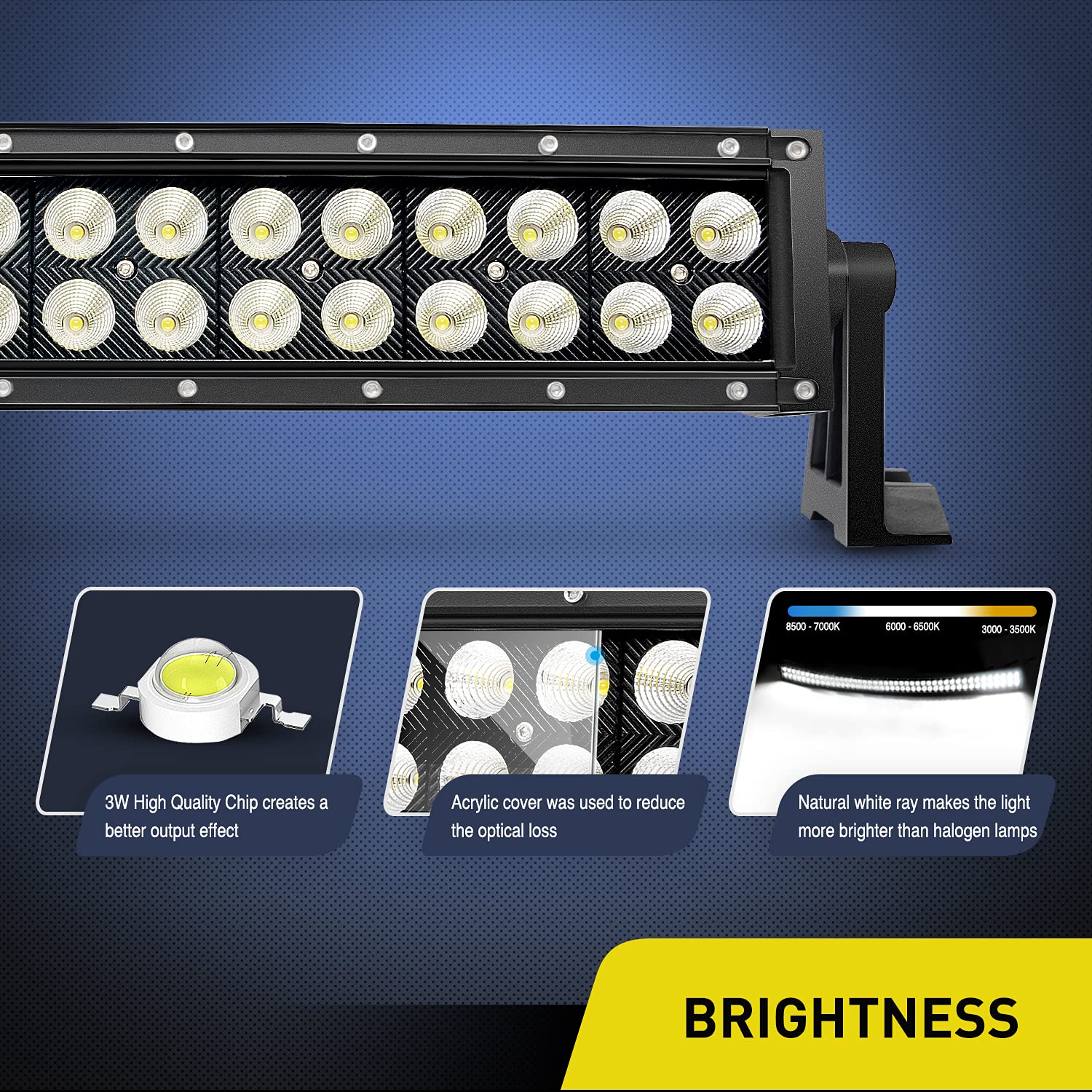 Nilight Zh119 54Inch 54 Inch 312W Curved Spot Flood Combo Bar Led Off Road Driving Light And 1Pc 14Awg 12V 5Pin Rocker Switch Wi