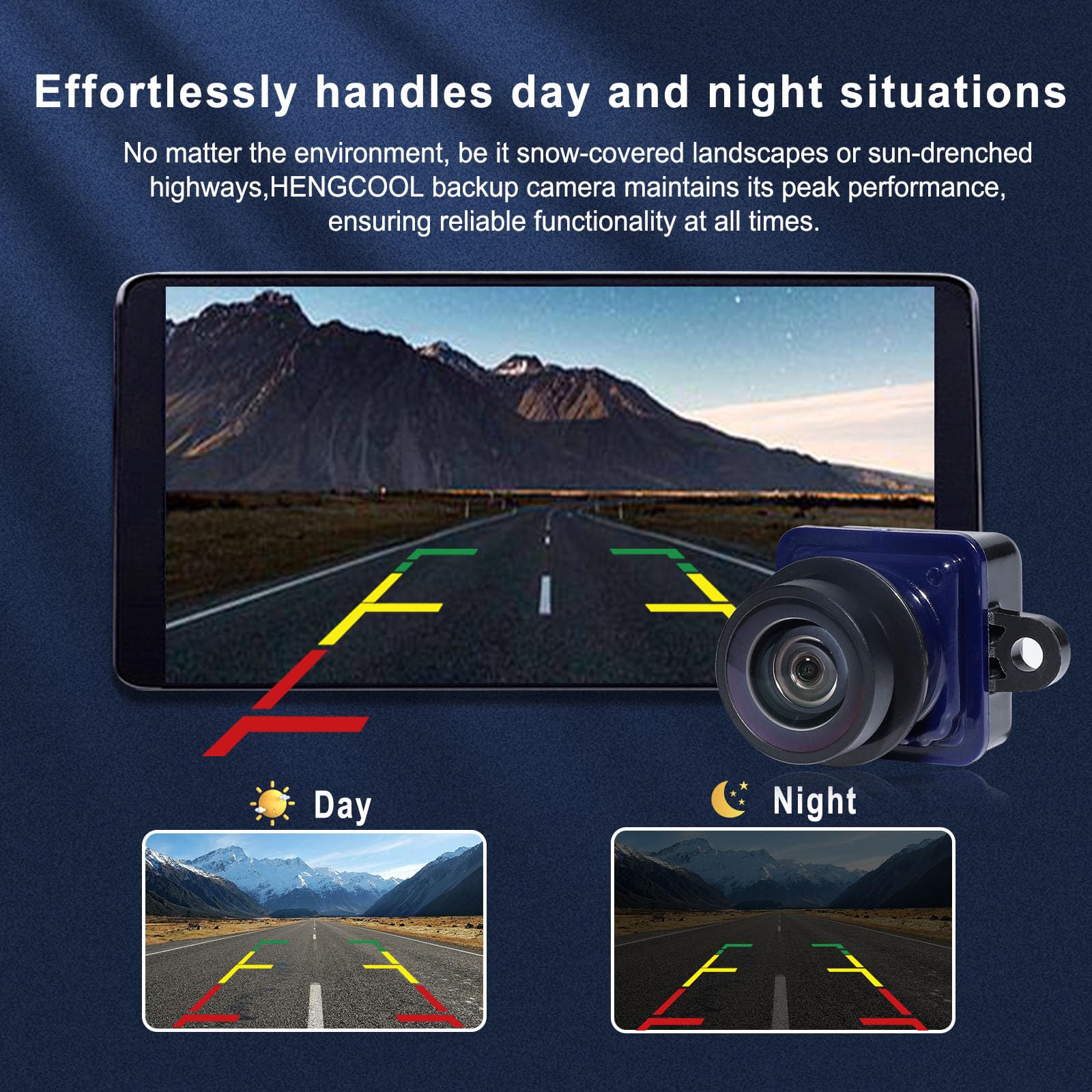 Hengcool 56054059Ac Backup Camera - Compatible For Jeep Grand Cherokee 2011 2012 2013,For Dodge Durango 2011 2012 2013 Replace O