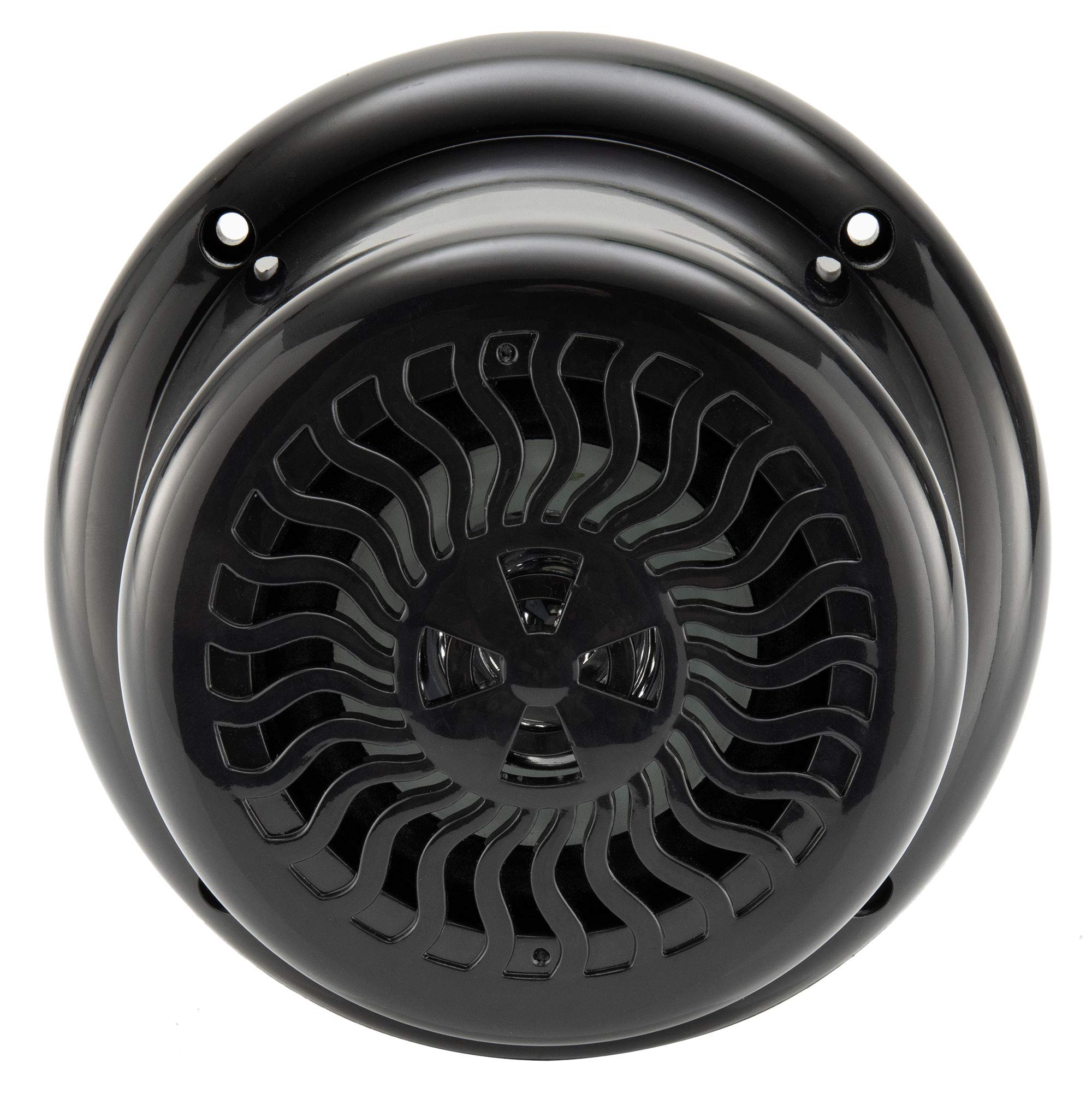 RecPro RV Flush Mount Speaker | 5.25 Black Wavy Blue LED | Water Resistant (10 Pack)