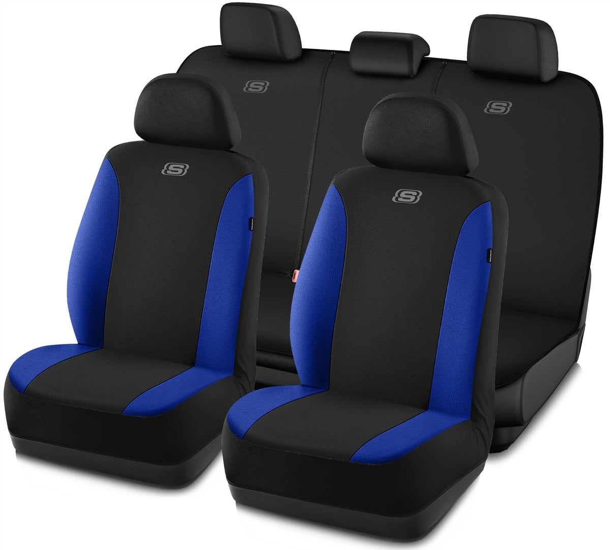 Skechers Car Seat Covers, Premium Breathable Polyester Seat Covers, Car Seat Covers Full Set Airbag Compatible, Automotive Comfo