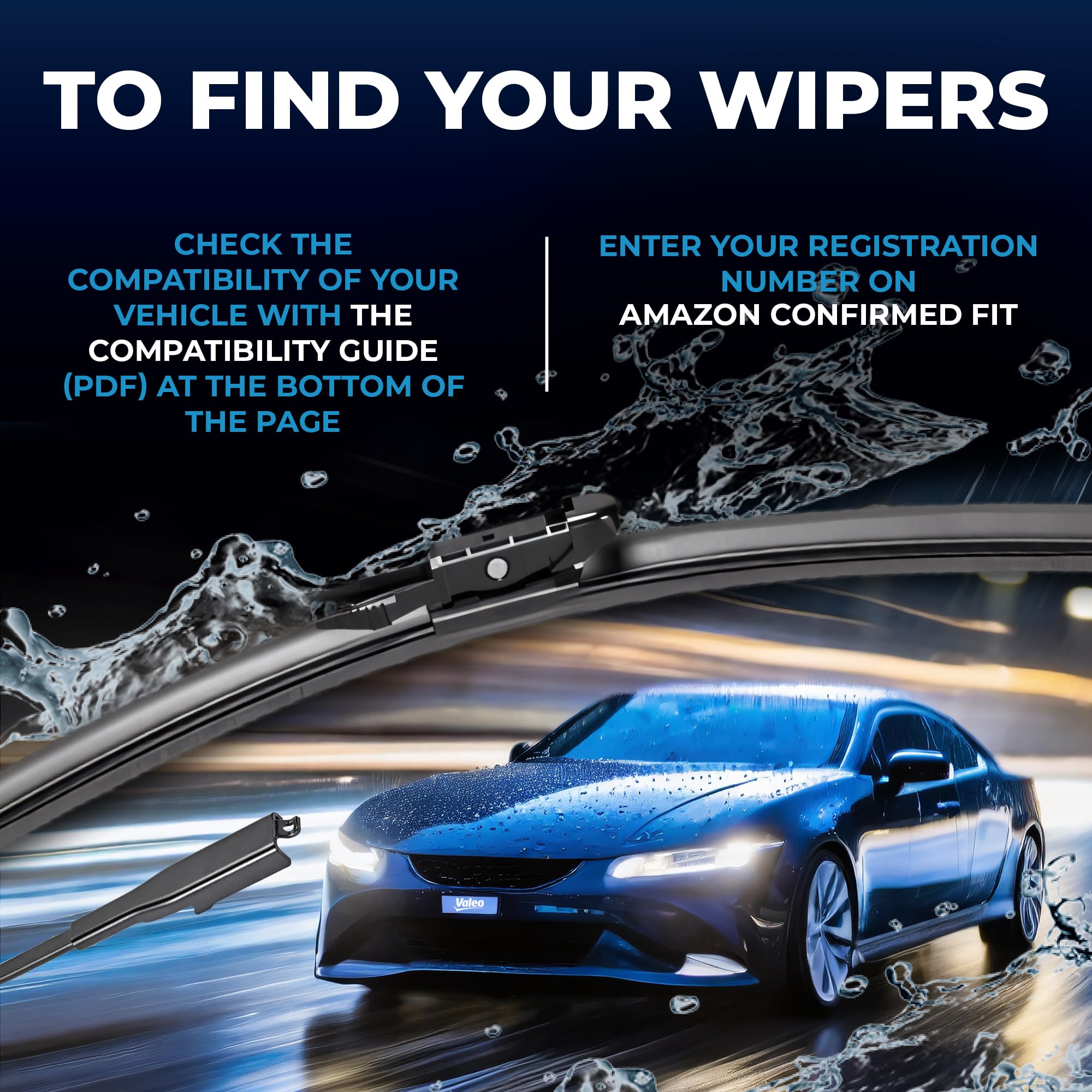 Valeo 574470 (Vm370) Silencio X-Trm Wiper Blade Set - 21''/19'' (Pack Of 2)