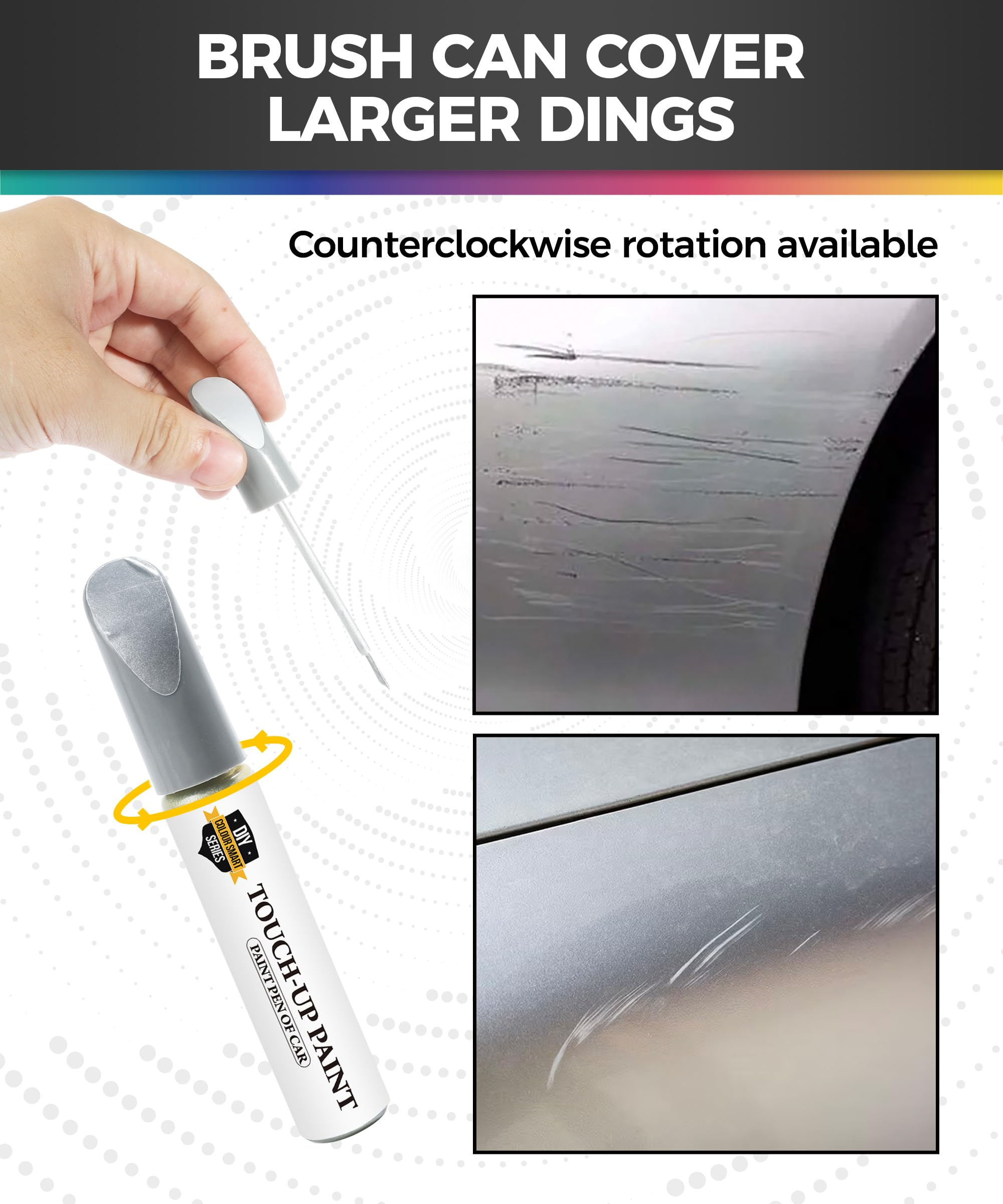 UBOG Car Paint Scratch Repair,Touch Up Paint for Cars,Touch Up Paint Pen,Car Accessories Car Scratch Repair,Car Touch Up Paint,C