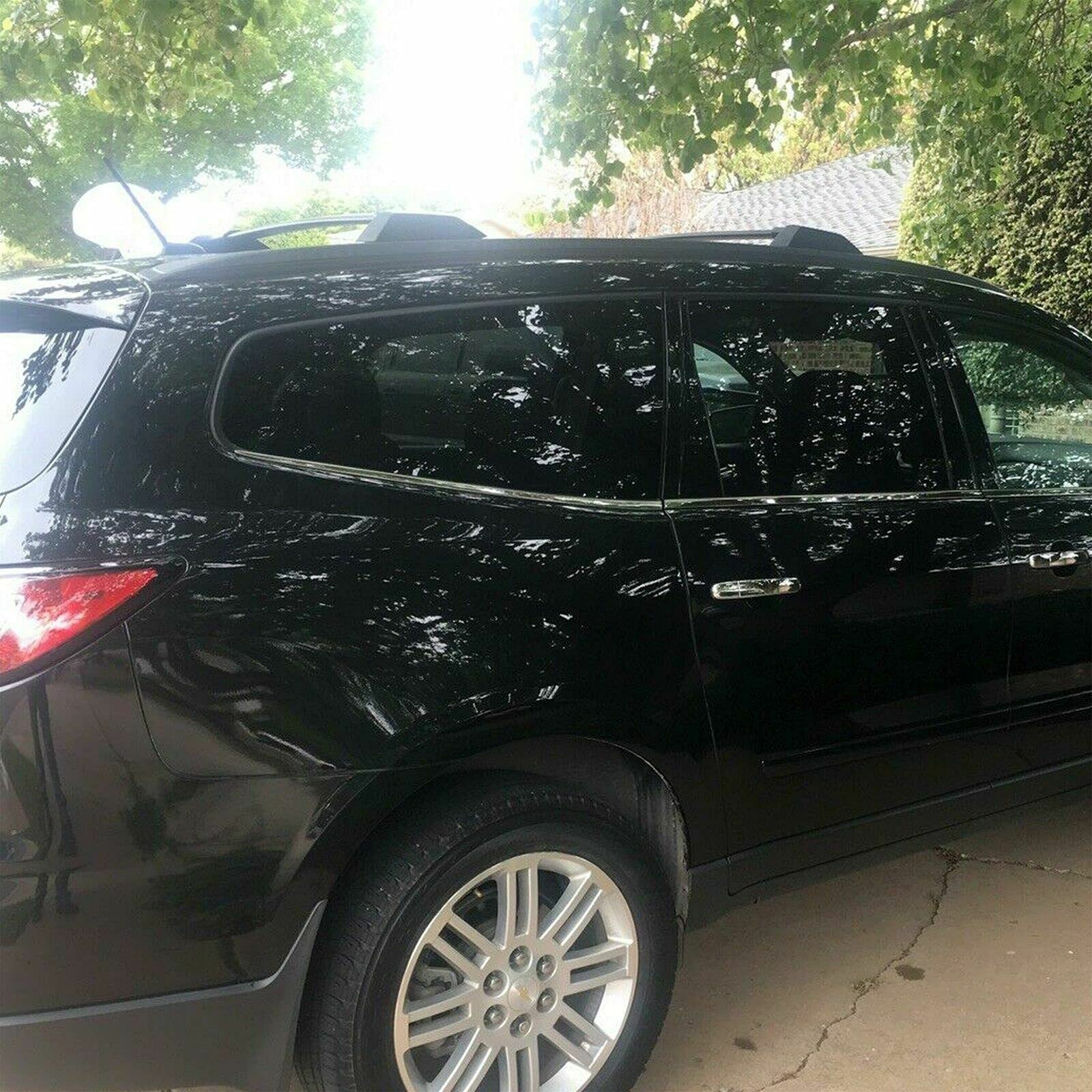 Hecasa Roof Rack Cross Rail Bar Compatible With 2009-2017 Chevy Chevrolet Traverse Ls/Lt/Ltz Replacement For 19244268(Set)