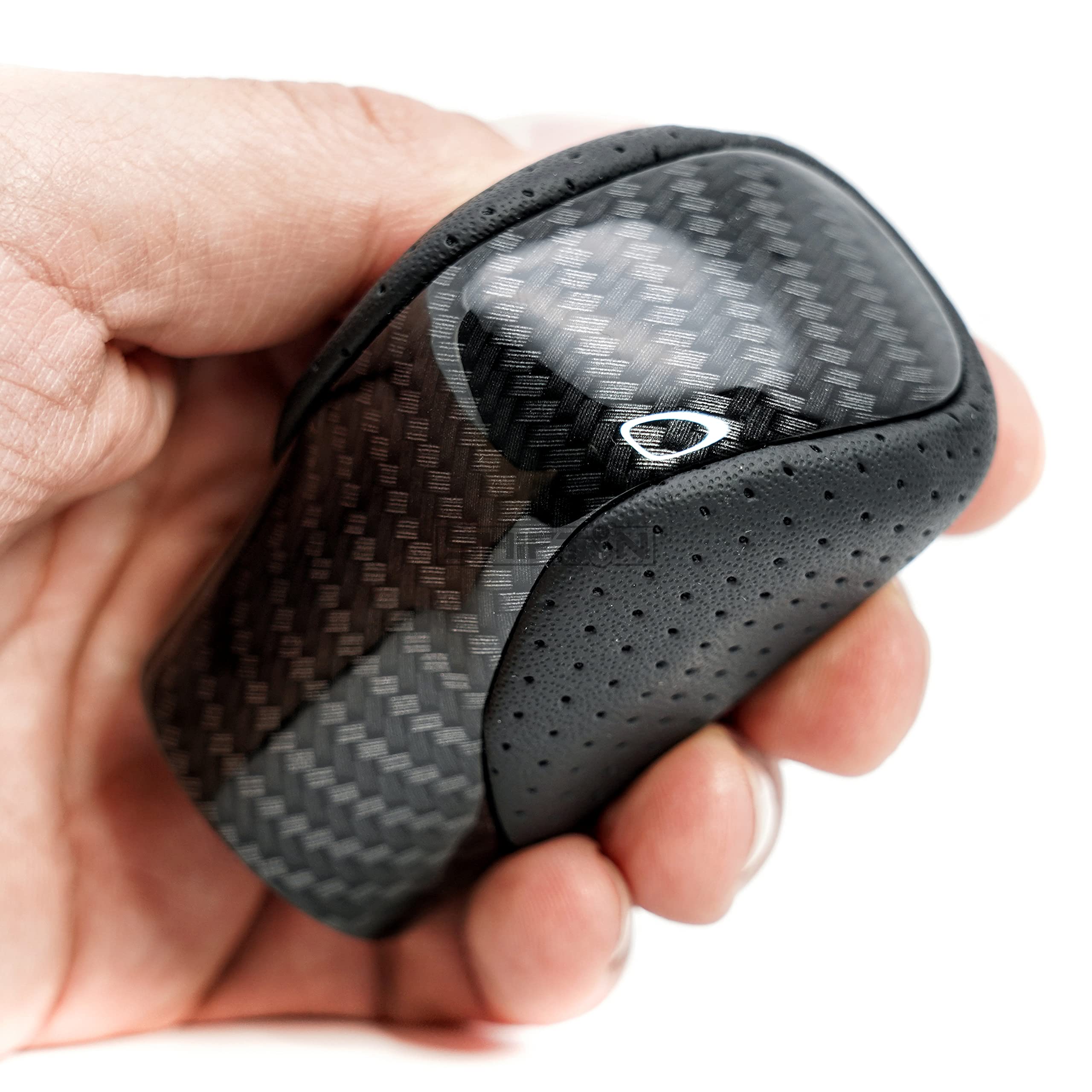 Shiftin Gear Shift Knob Shifter For Lexus Es Gs Gx Is Nx Rc Rx 200T 300 350 3450H 450Hl 350L (Punched Black Leather/Carbon Patte