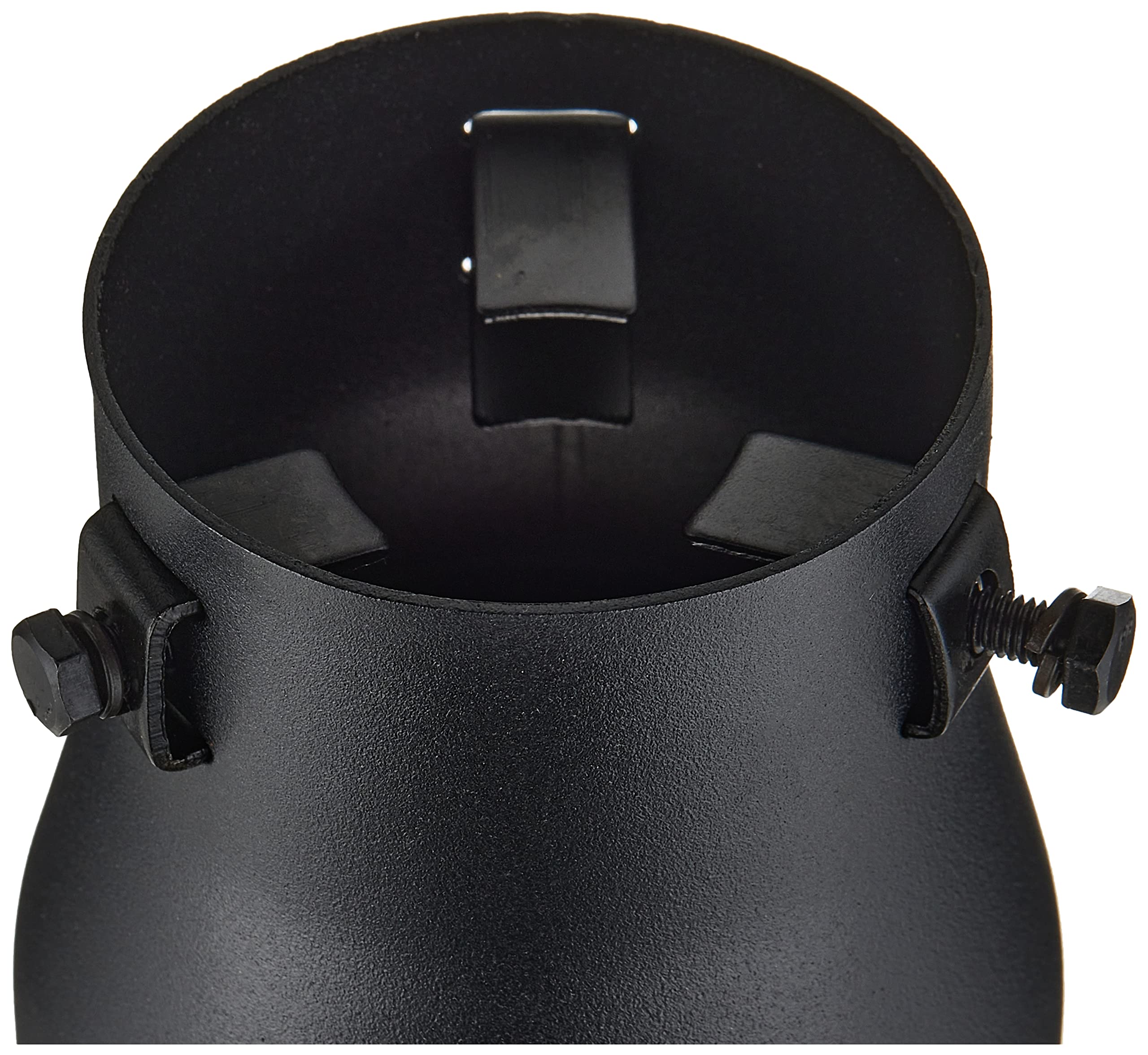 DC Sport Black Universal Bolt On Exhaust Tip 2.875'' Inlet 3.75'' Outlet - Fits 1.75'' - 2.5'' Tail Pipes