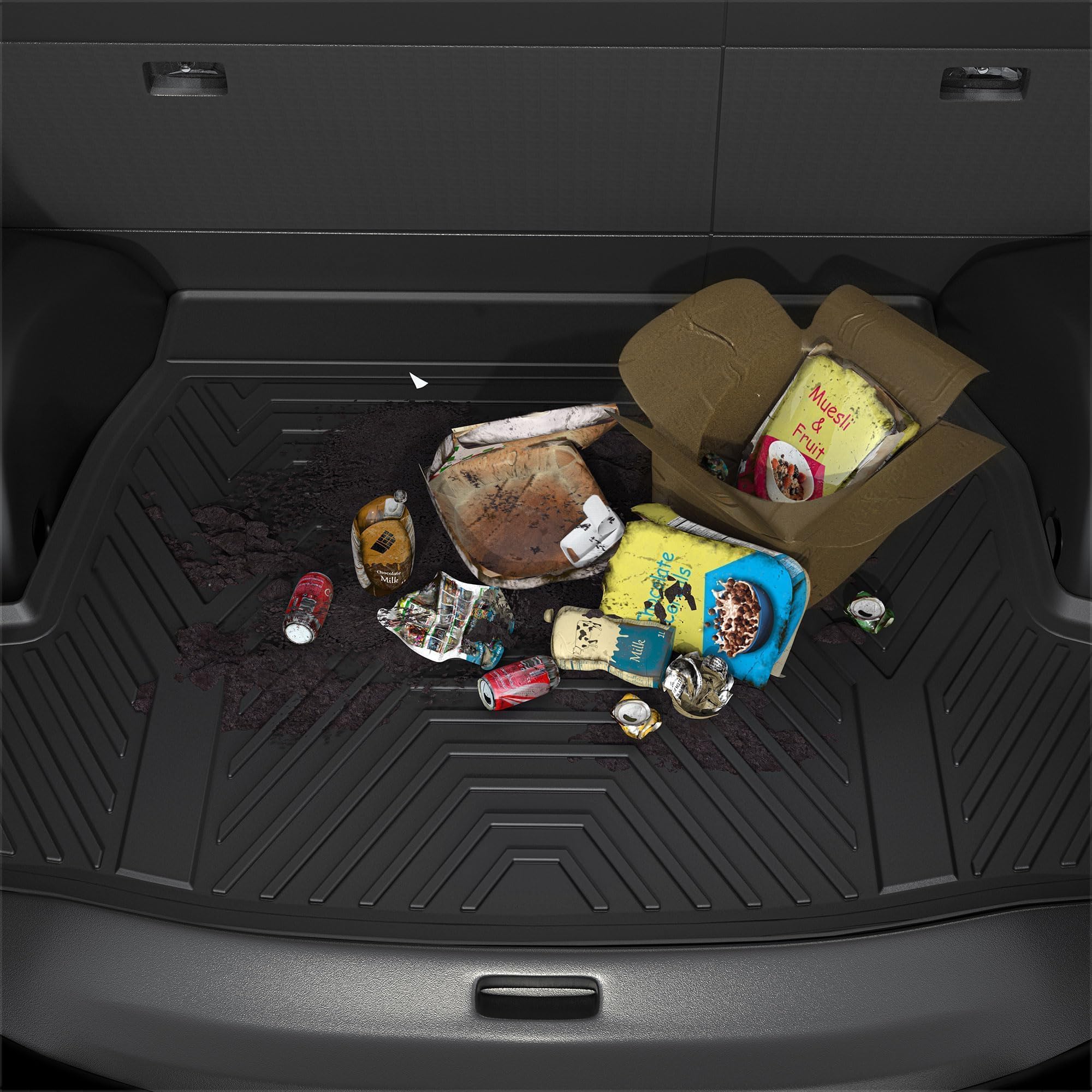Yitamotor Cargo Mats Fit For 2010-2023 Toyota 4Runner (5 Passenger Models, No 3Rd Seat Or No Sliding Cargo Deck), Custom Fit All