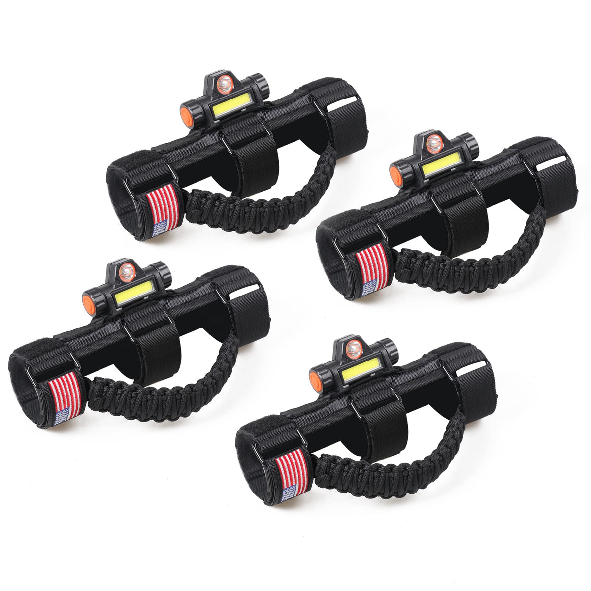 Sukemichi Handles Grab Roll Bar Grab Handles With Light For Jeep Wrangler Accessories Tj Jk Jl Yj Unlimited Rubicon Sahara 2 Doo