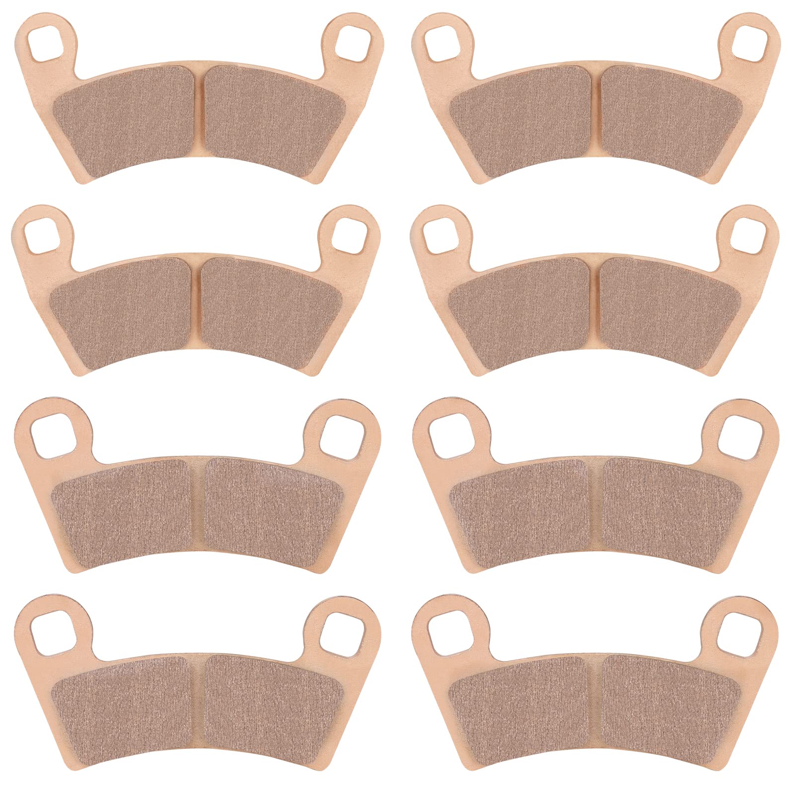 Front & Rear Brake Pads Sintered for 2016-2021 Polaris General 1000 EPS/General 4 1000 EPS, Replace for 1911228 1912508 2205949 