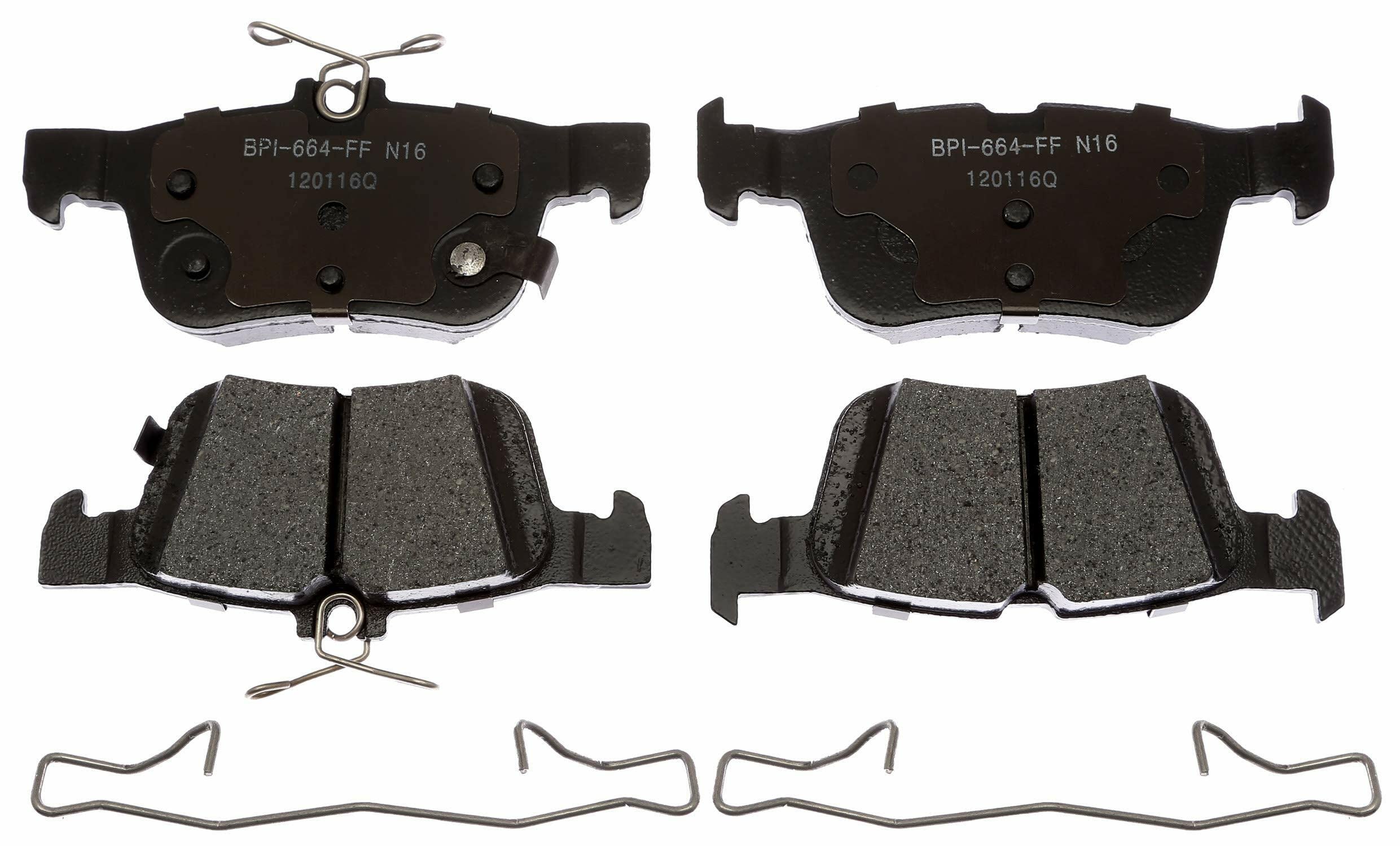 Raybestos Mgd1665Ch Reliant Ceramic Brake Pad Set, 1 Pack