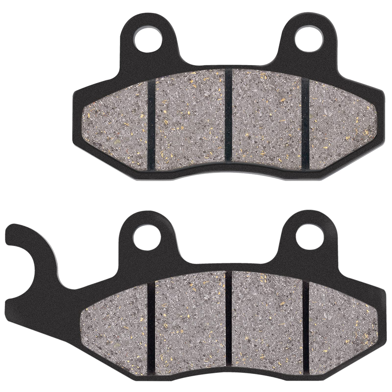 AHL Front and Rear Brake Pads Compatible with YAMAHA RHINO YXR 450 All models 2004-2009/Rhino 660, Rhino 450 & 2006-2012 Raptor