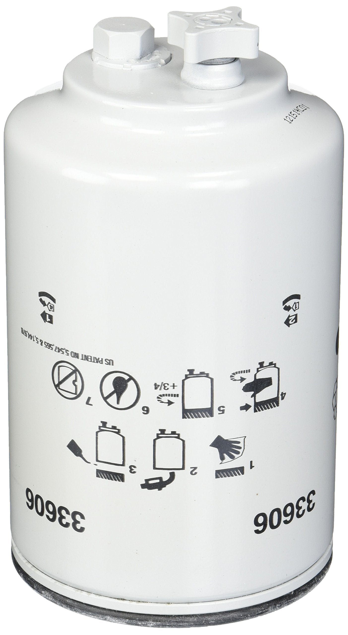 Wix Filters - 33606 Heavy Duty Spin On Fuel Water Separator, Pack of 1