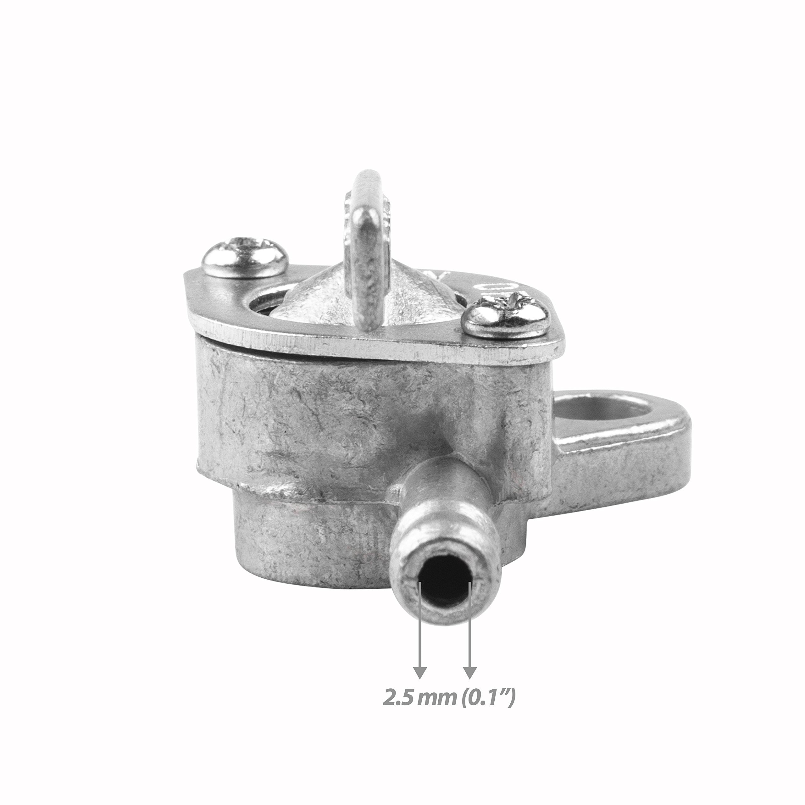 1Pz M2W-001 In-Line Gas Fuel Shut Off Petcock Fits 6Mm 1/4' Or 3/16' Id Hose Fuel Line For 50Cc 70Cc 90Cc 100Cc 110Cc 125Cc Scooter Quad Go Kart Moped Baja Ba150 Atv X15 X18 X22 Mini Pocket Bike