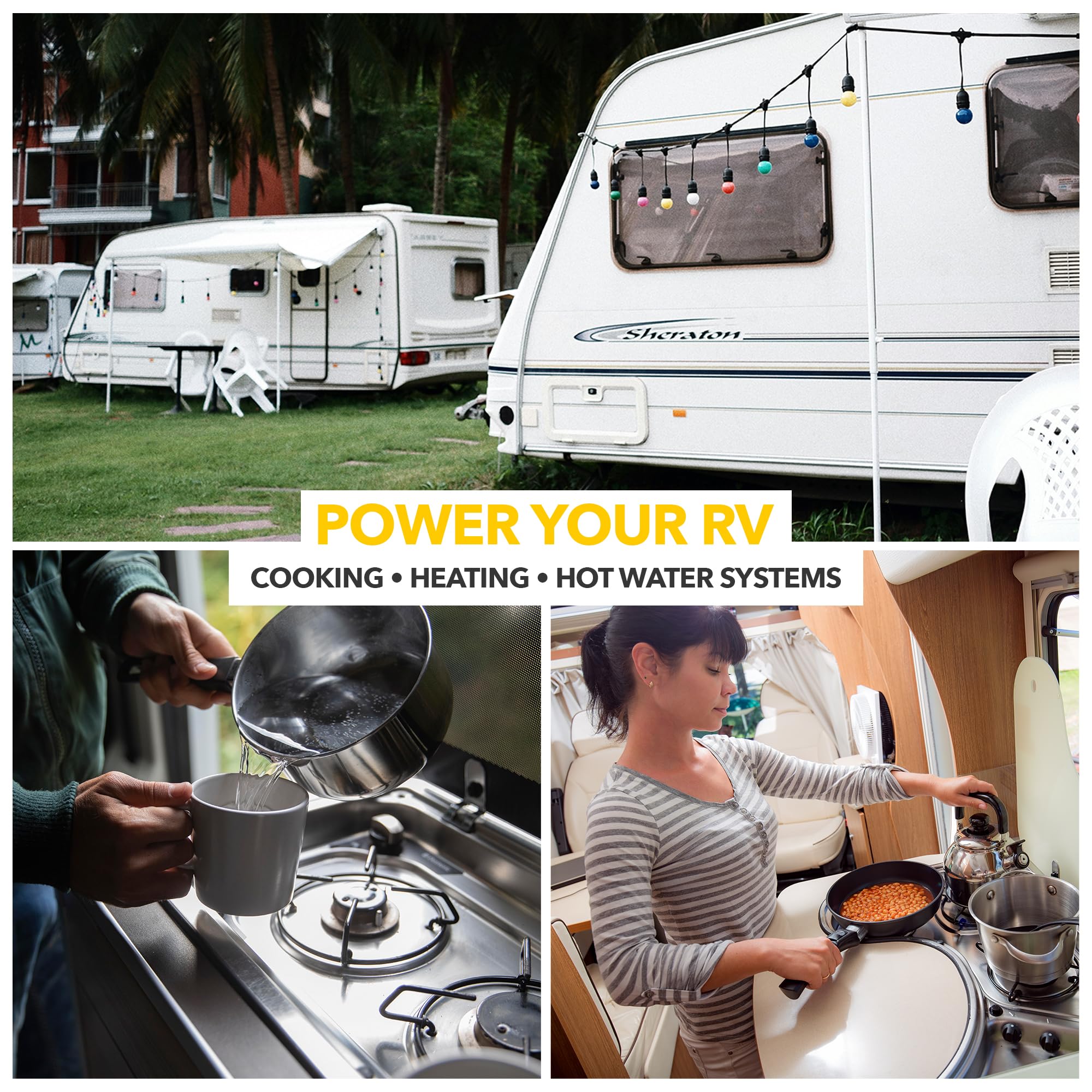 Fairview Gr-9984 High Capacity Rv Camper Lp Propane Automatic Changeover Regulator