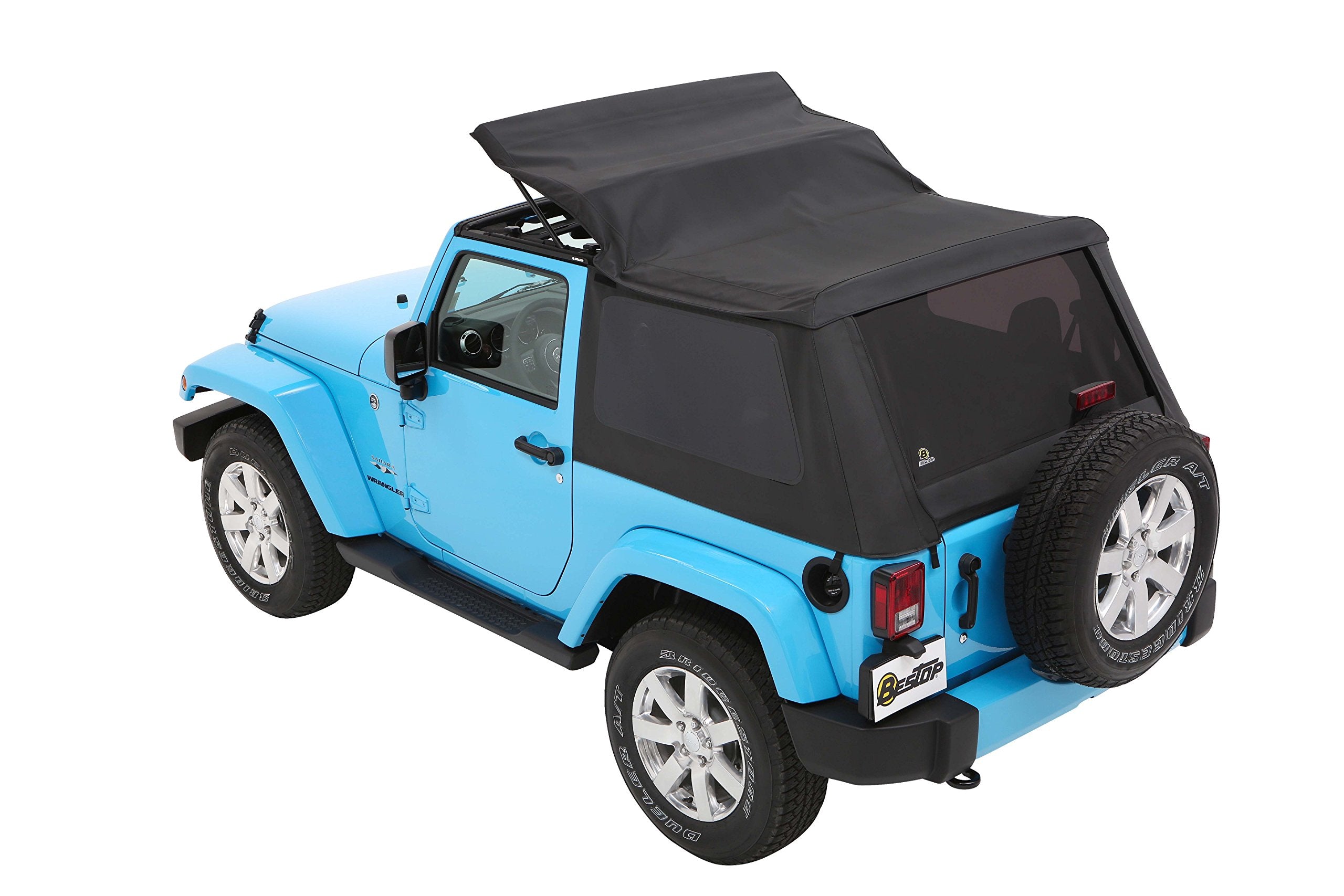 Bestop 56852-35 Black Diamond Trektop For 2007-2018 Jeep Wrangler Jk 2-Door