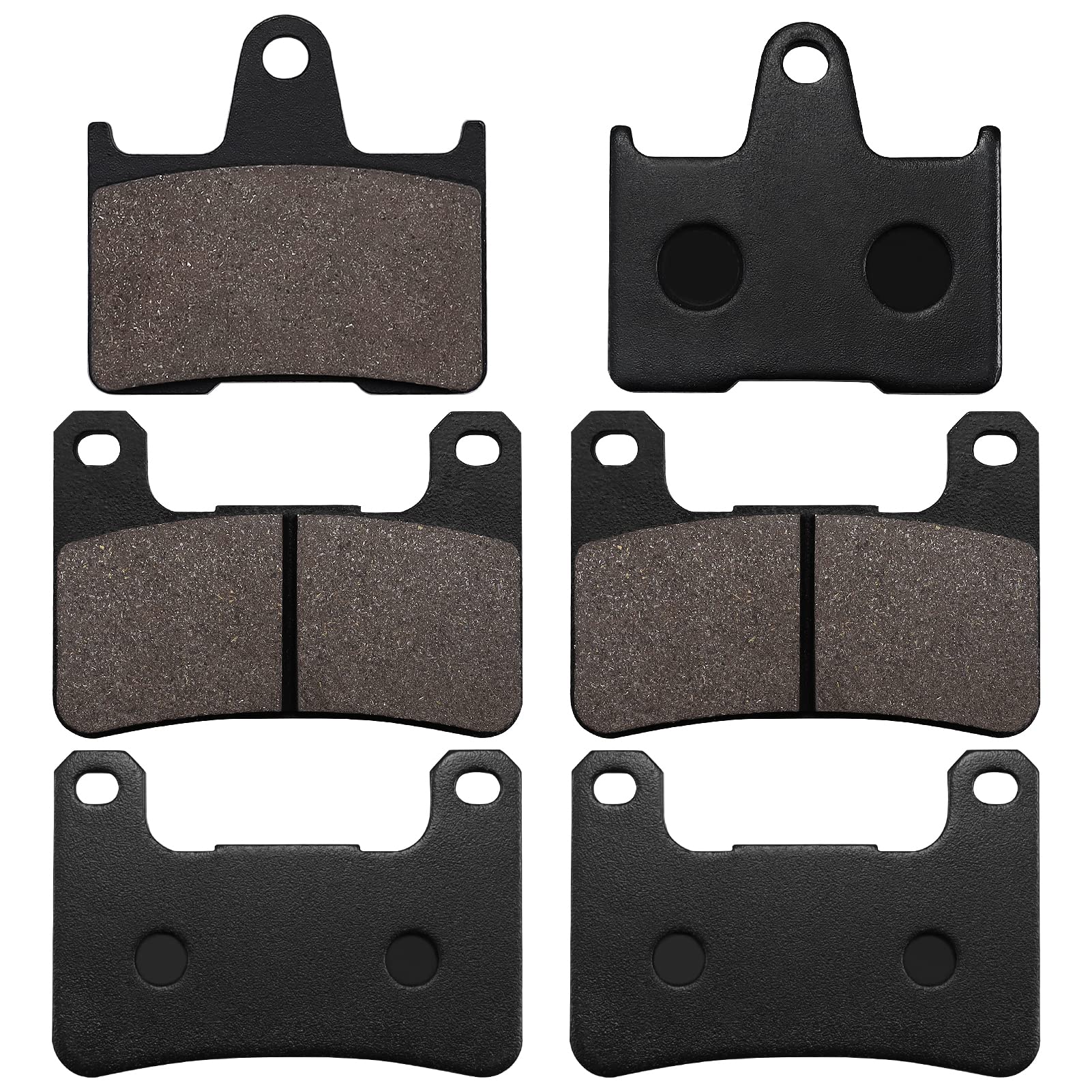 Sollon Brake Pads Front And Rear For Suzuki Gsxr 1000 2004 2005 2006, Gsxr 600 K4/K5 2004 2005, Gsxr 750 K4/K5 2004 2005