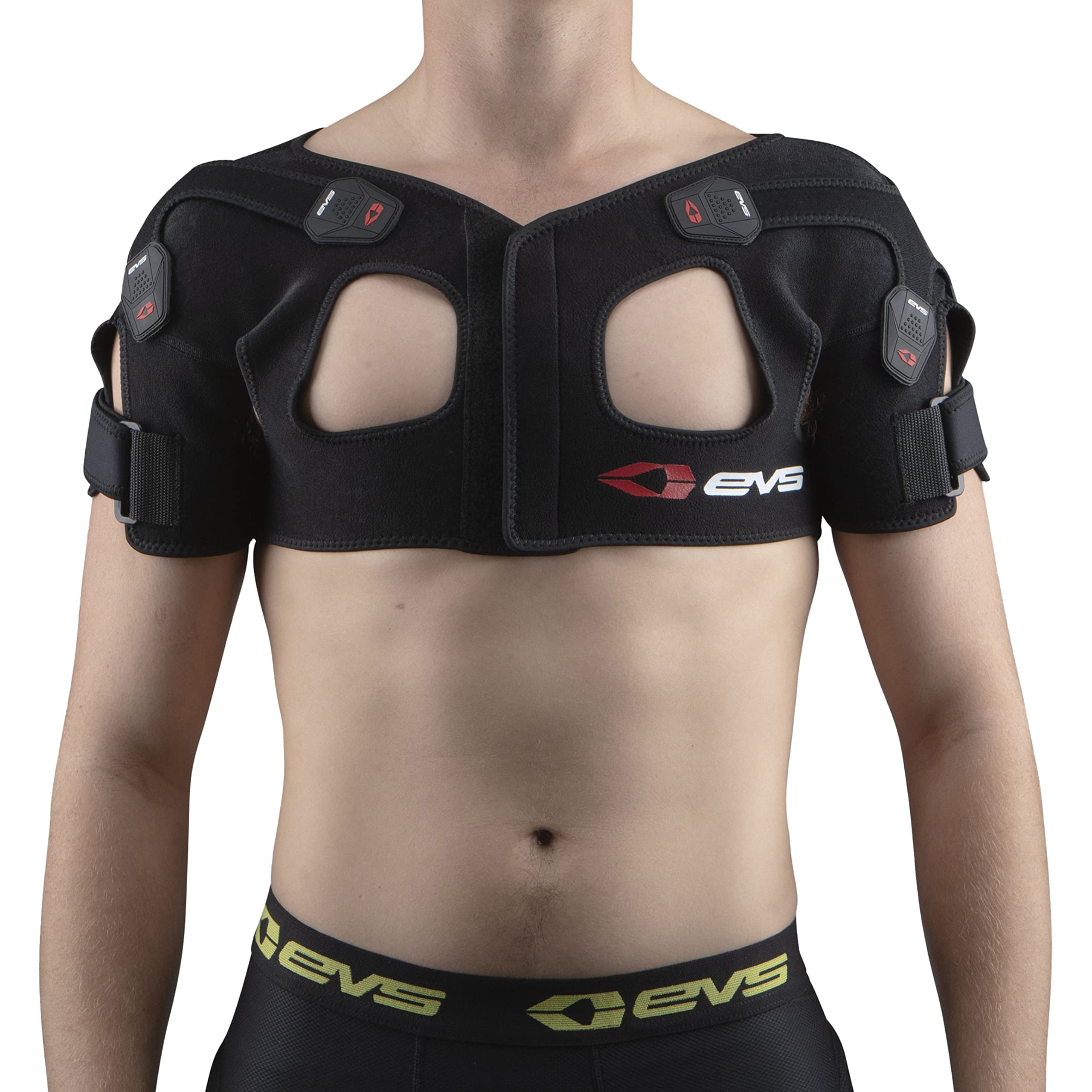 EVS SB05 Large Shoulder Brace for Motorcross - Black Mesh Fabric